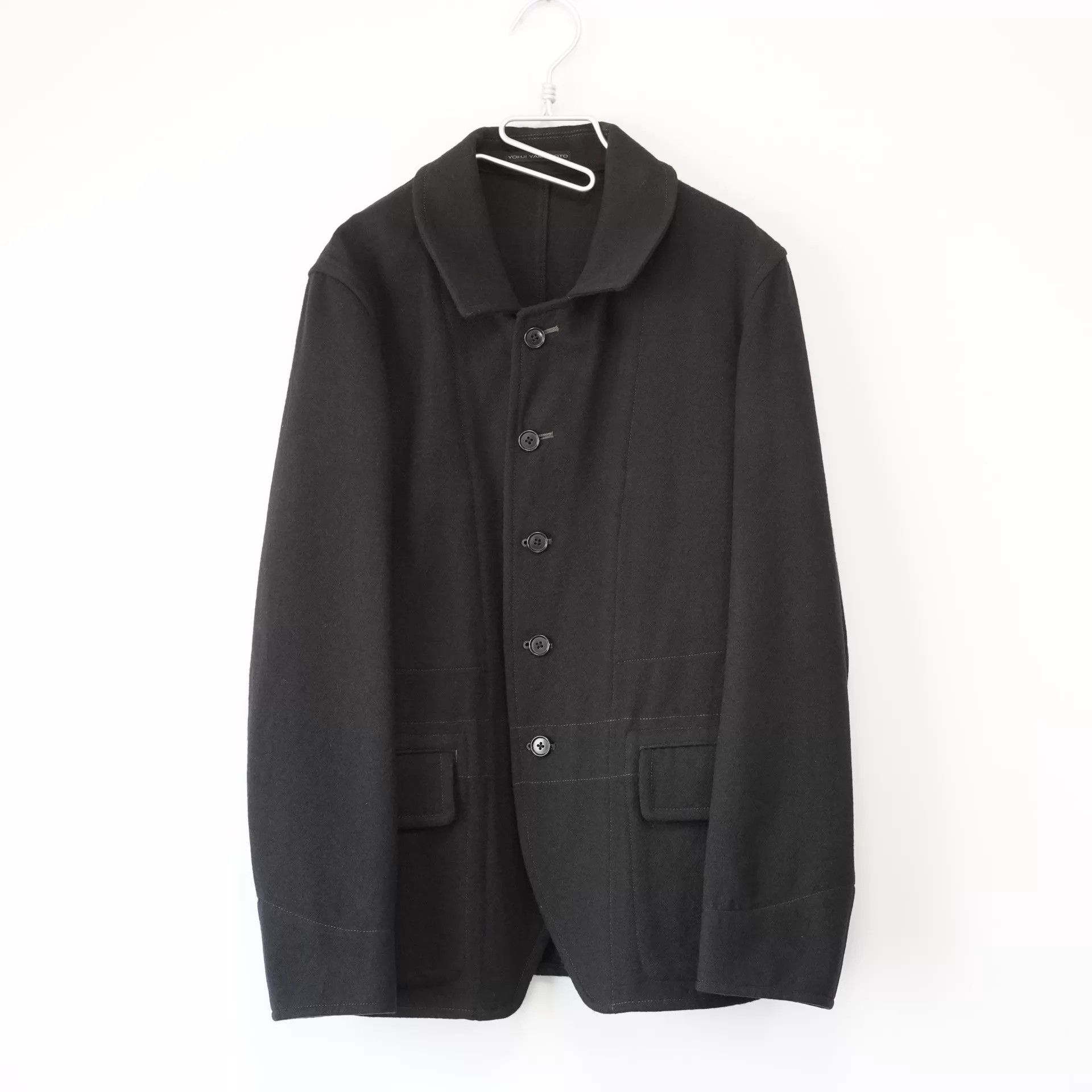 Yohji Yamamoto Yohji Yamamoto Y's for Men Topstitch Wool Jacket J23 Size US M / EU 48-50 / 2 - 2 Thumbnail