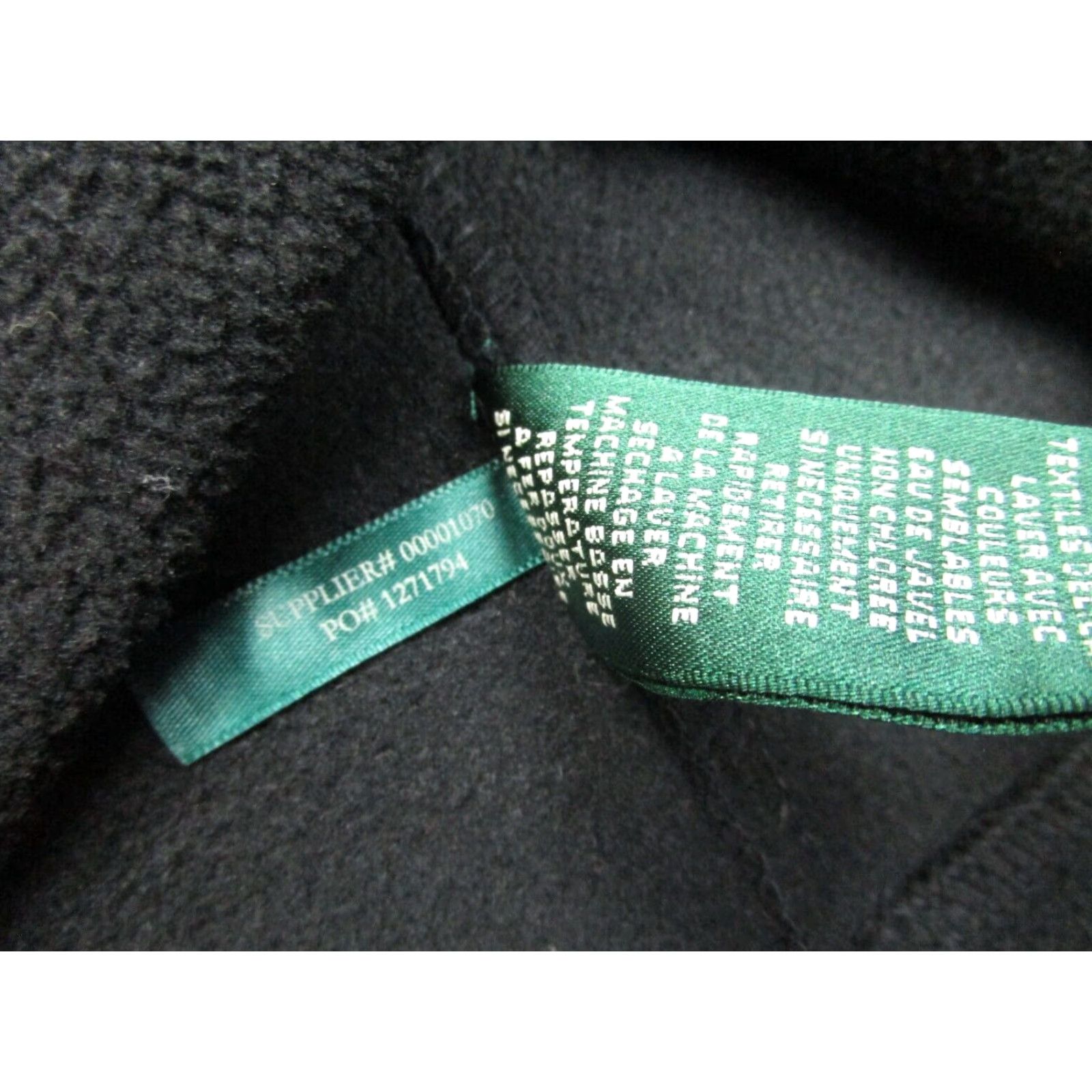 Ralph Lauren VINTAGE Ralph Lauren Fleece Zip Sweater Womens Medium Black Full Zip Mock Neck Size M / US 6-8 / IT 42-44 - 6 Thumbnail