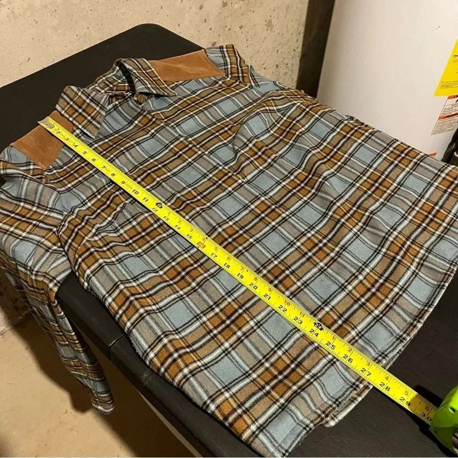 Other Norton Mcnaughton Size 1X Western Plaid Flannel Shirt Jacket Size XL / US 12-14 / IT 48-50 - 7 Thumbnail