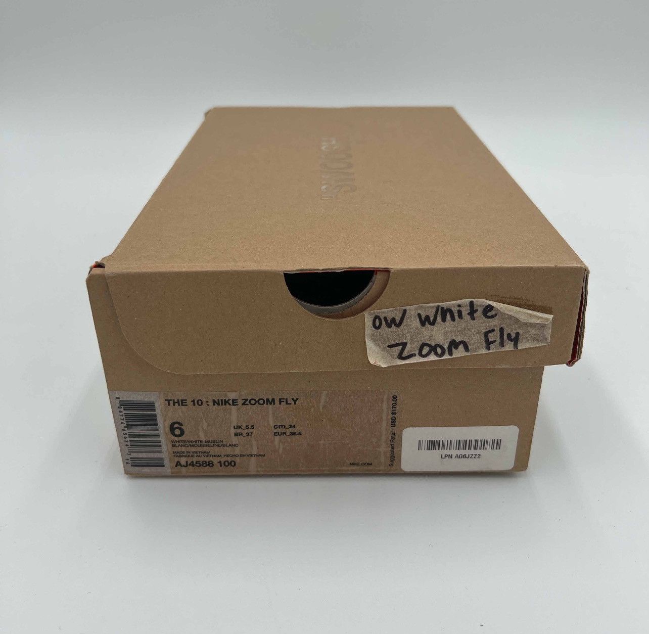 Nike × Off-White × Virgil Abloh Nike Zoom Fly Off White The 10 OG Virgil Rare Sneaker Size 6 Size US 6 / EU 39 - 8 Thumbnail