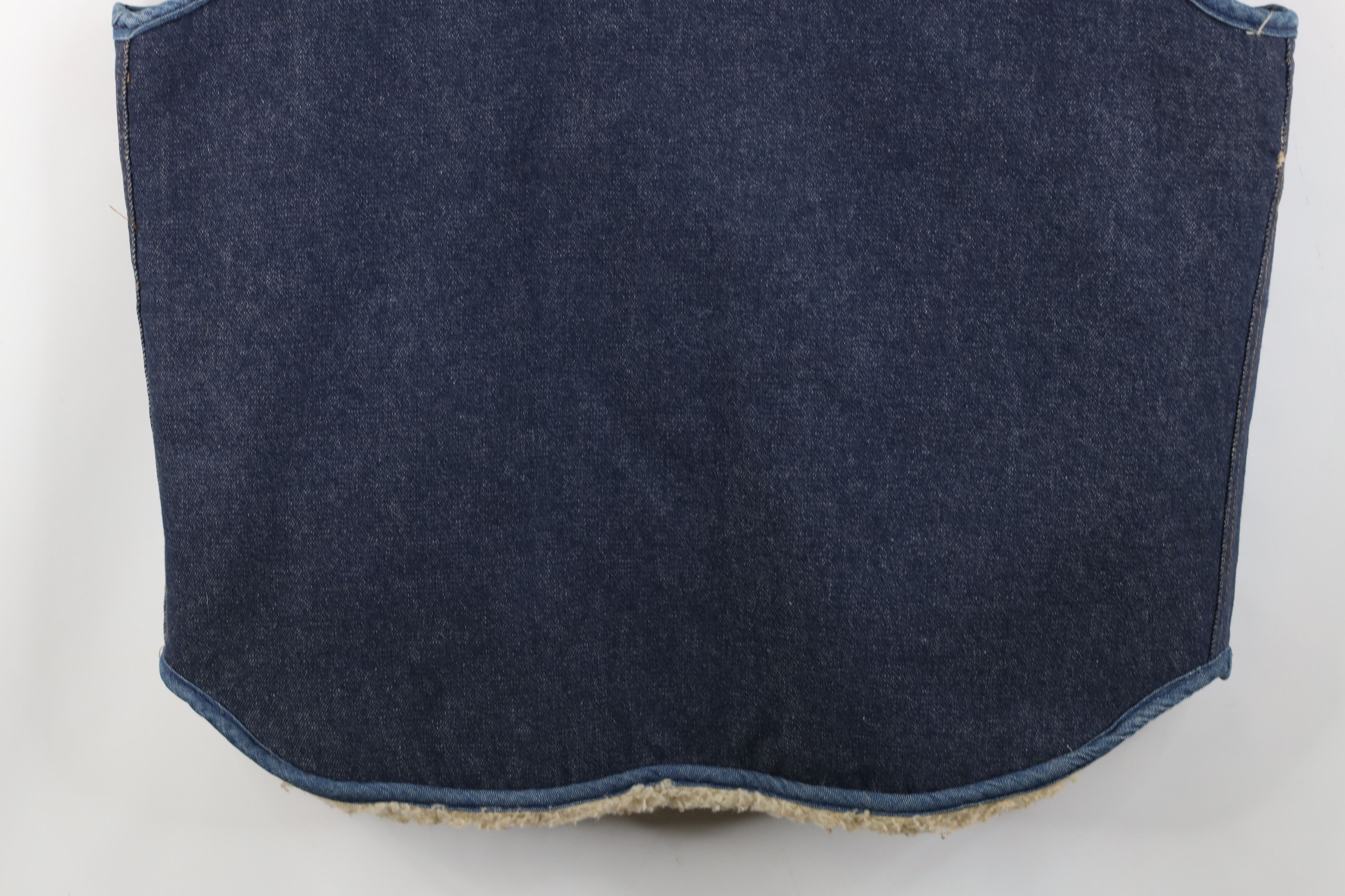 Vintage Vintage 60s 70s Streetwear Lined Denim Jean Vest Jacket USA Size US XL / EU 56 / 4 - 15 Thumbnail