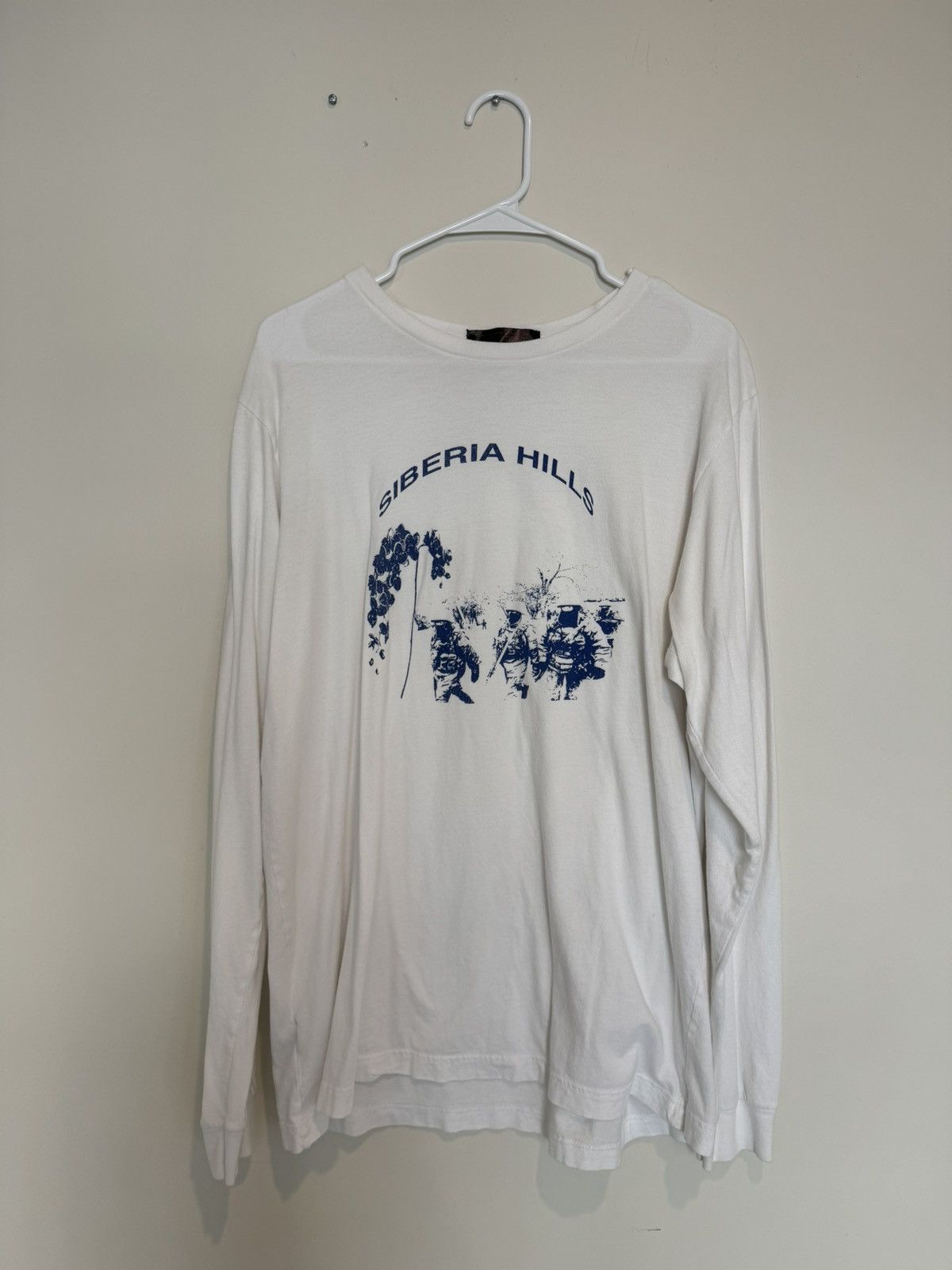 Siberia Hills Classic Black Logo White Longsleeve Size US XL / EU 56 / 4 - 1 Thumbnail