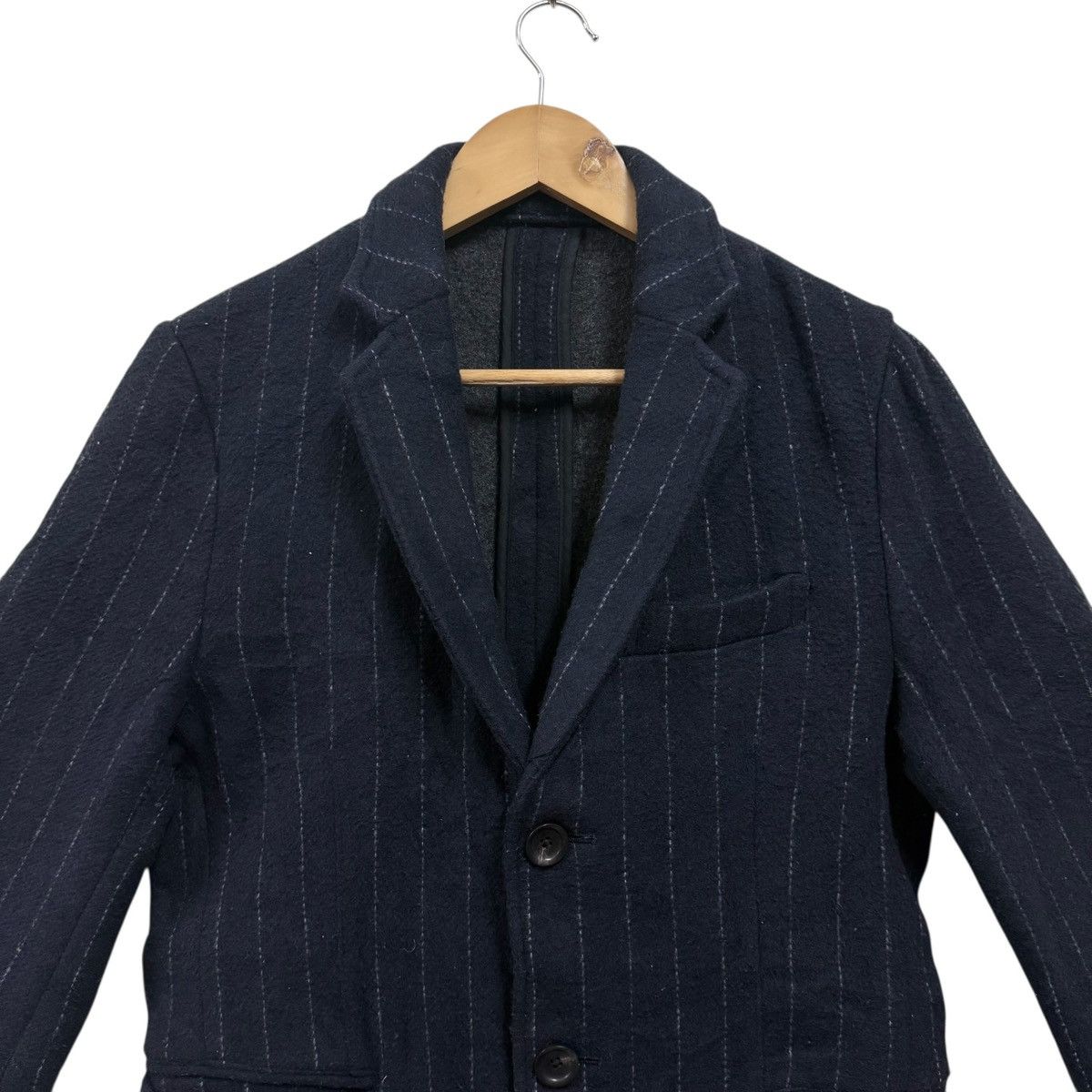 Journal Standard Journal Standard Lematex Pinstriped Coat Jacket Size US M / EU 48-50 / 2 - 3 Thumbnail