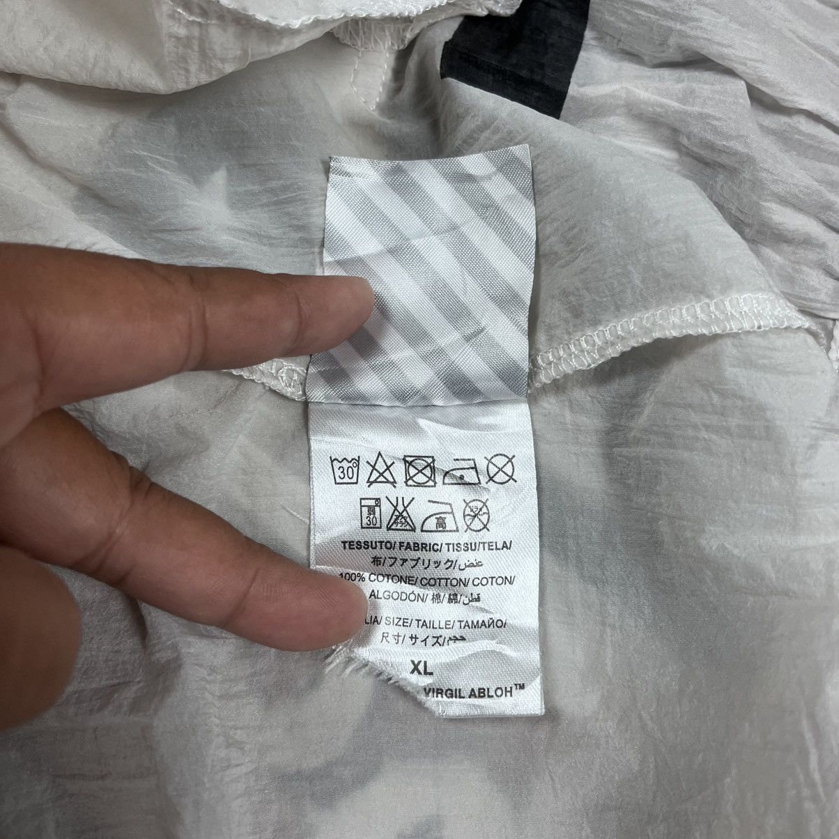 Off-White Off White Windbreaker Size US XL / EU 56 / 4 - 10 Thumbnail