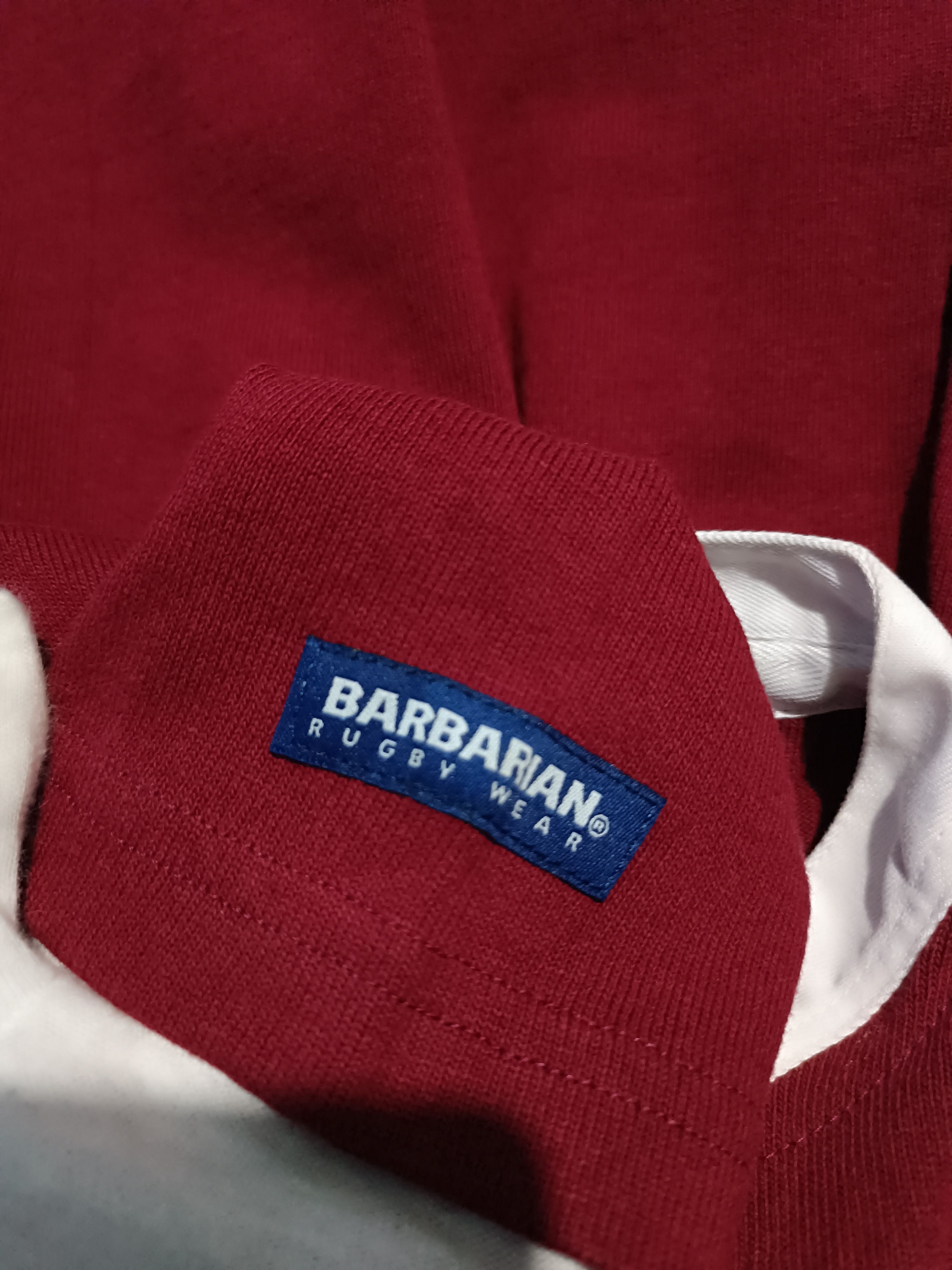 Vintage Vintage Barbarian Rugby Wear Polo Shirt Size US M / EU 48-50 / 2 - 5 Thumbnail