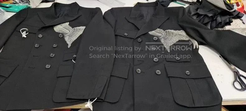 Yohji Yamamoto Yohji Yamamoto Replica Double-Breasted Coat. Size US M / EU 48-50 / 2 - 6 Thumbnail