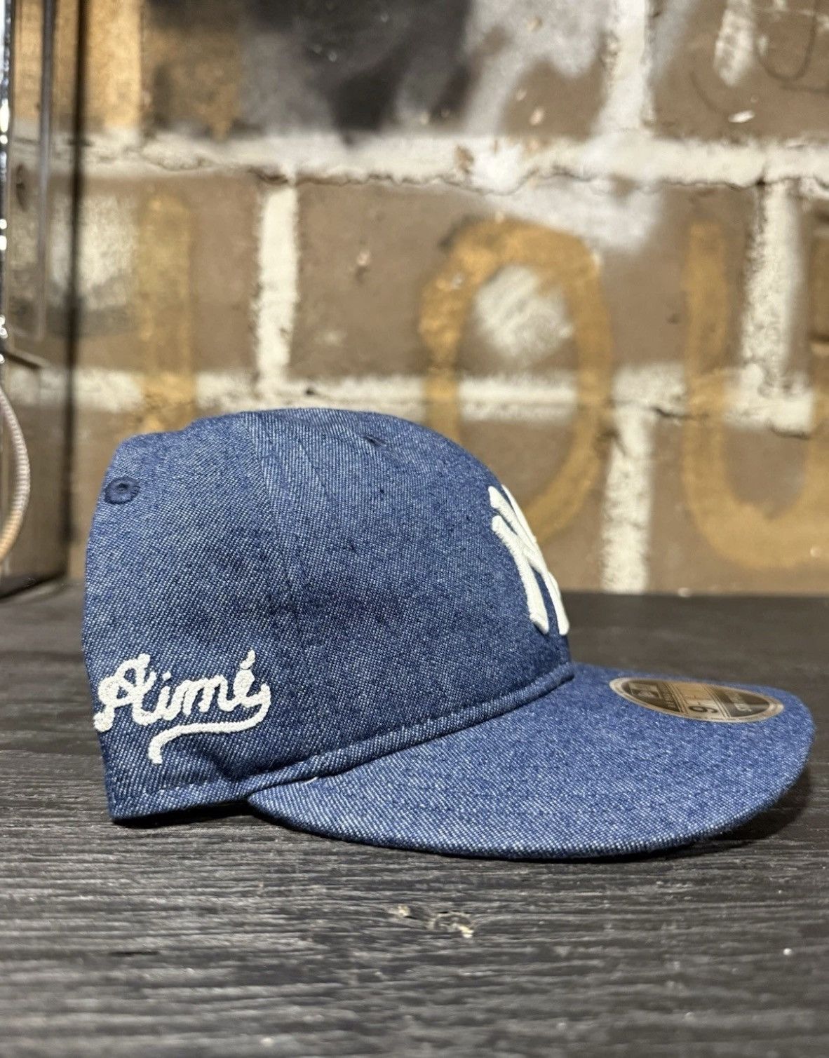 Aime Leon Dore × New Era New Era Aime Leon Dore Hat New York Yankees Denim Blue NWT Size ONE SIZE - 3 Thumbnail