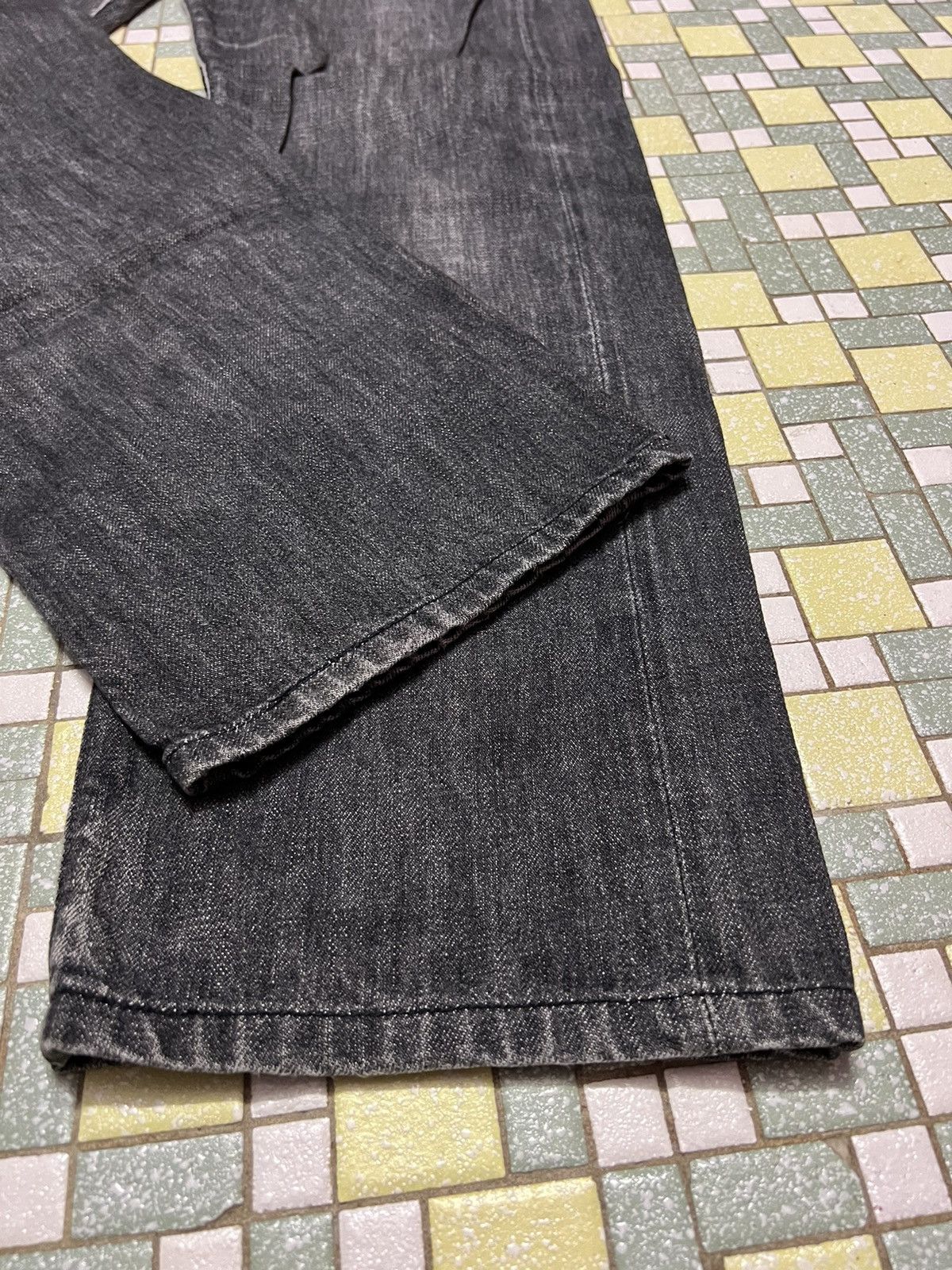 Full Count & Co. Black Faded Full Count Co. Ltd Osaka Selvedge Denim Jeans Size US 30 / EU 46 - 4 Thumbnail