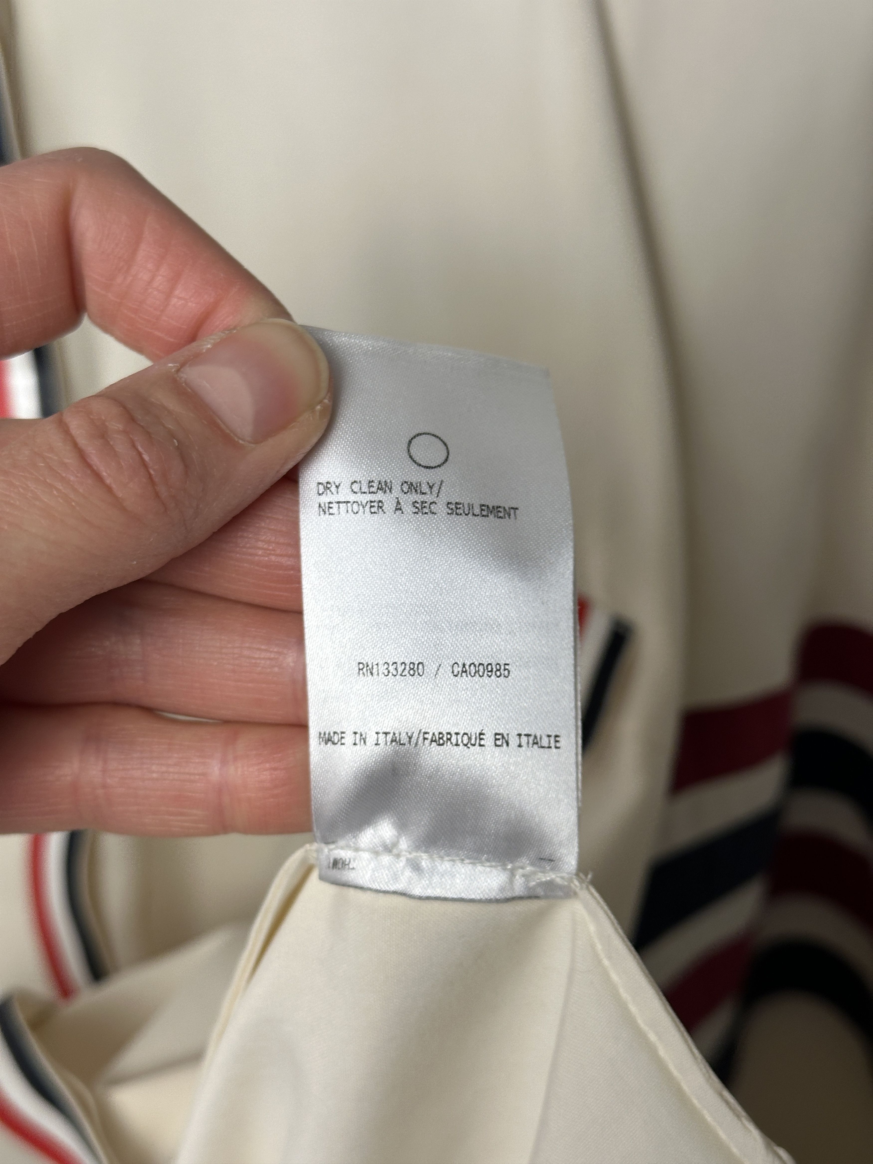 Thom Browne Thom Browne Classic Four-Bar Silk Shirt 3 Size Size S / US 4 / IT 40 - 8 Thumbnail