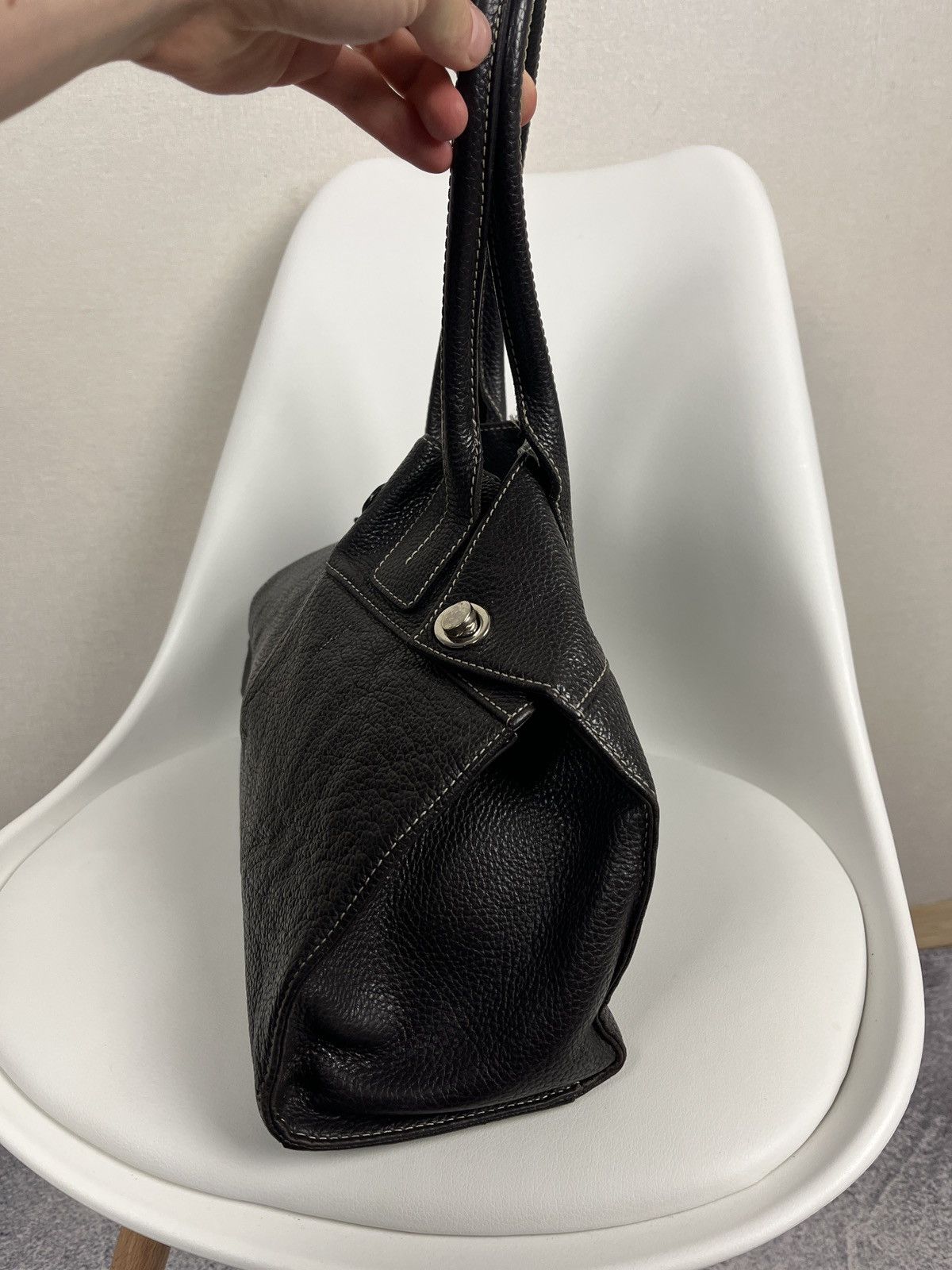 Designer × Tod's Tod’s Leather Brown Shoulder Hand Bag Size ONE SIZE - 8 Thumbnail