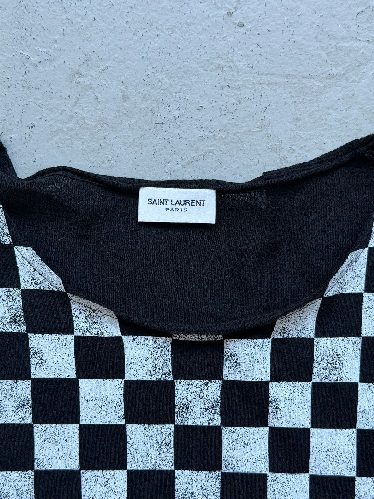 Saint Laurent Paris Saint Laurent Paris 2021 Checkerboard Shirt Size US S / EU 44-46 / 1 - 4 Thumbnail