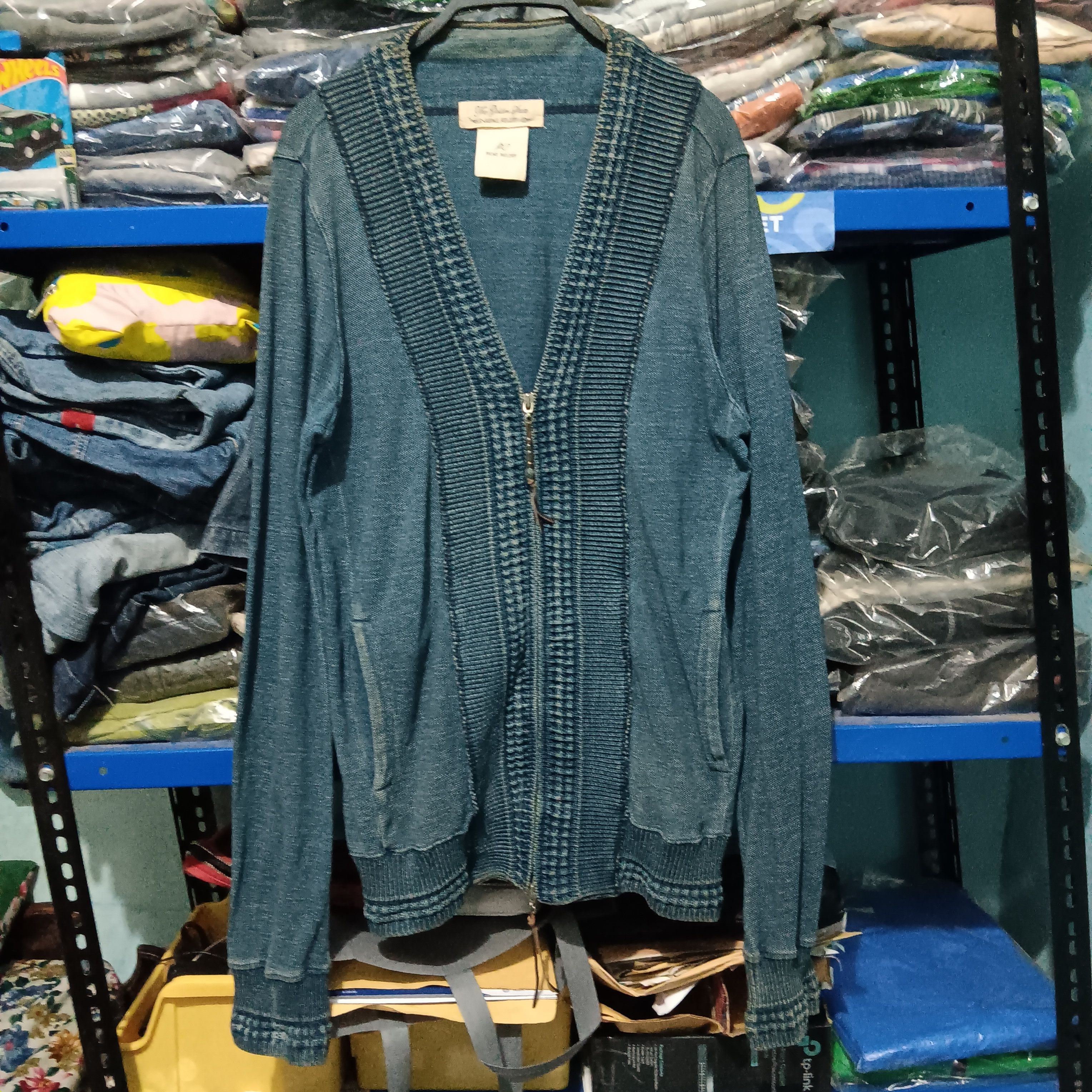 Remi Relief Remi relief denim cardiga Size US L / EU 52-54 / 3 - 1 Thumbnail
