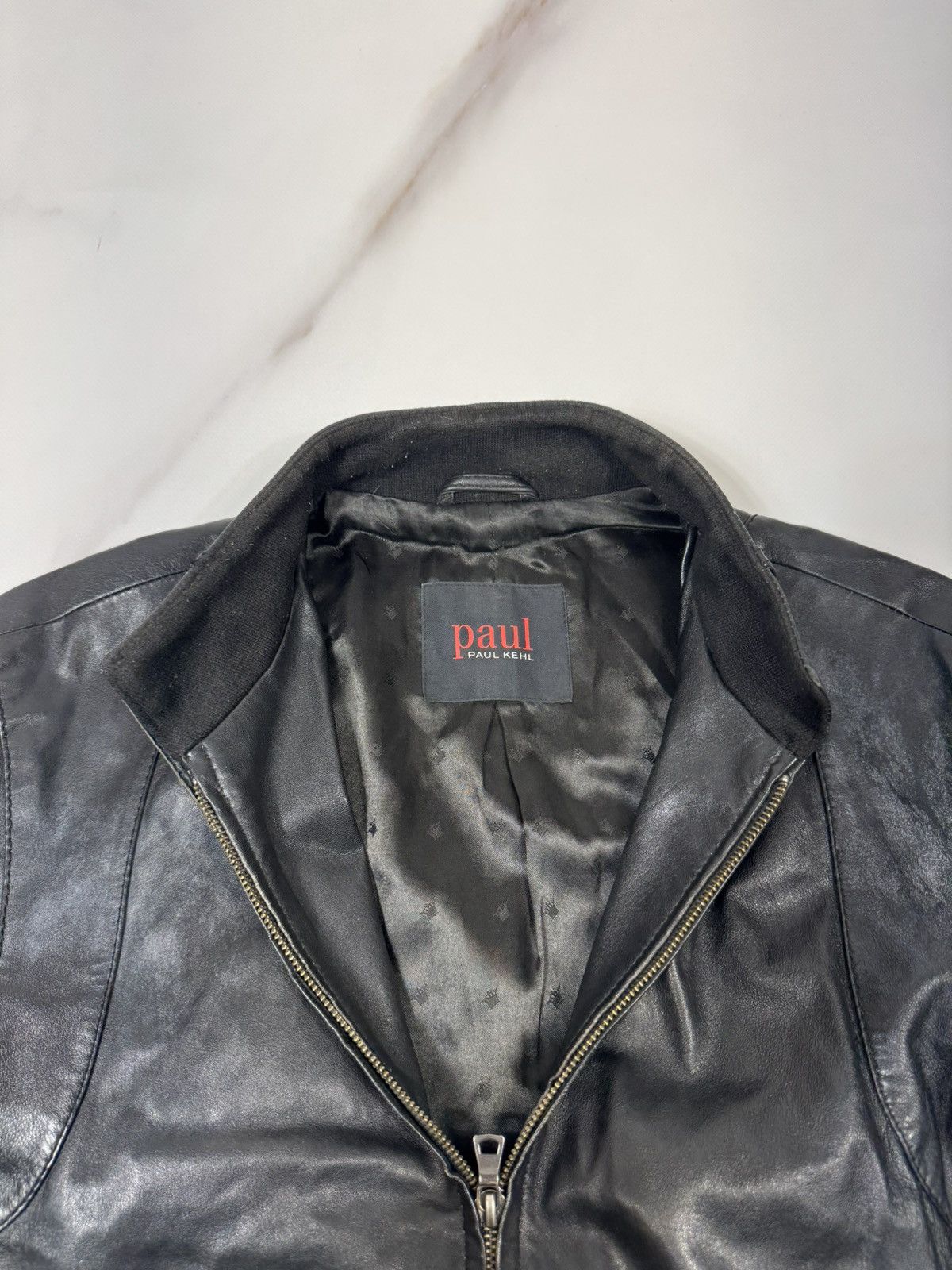 Vintage Vintage Paul Kehl Leather Motorcycle Biker Jacket Size US M / EU 48-50 / 2 - 12 Thumbnail
