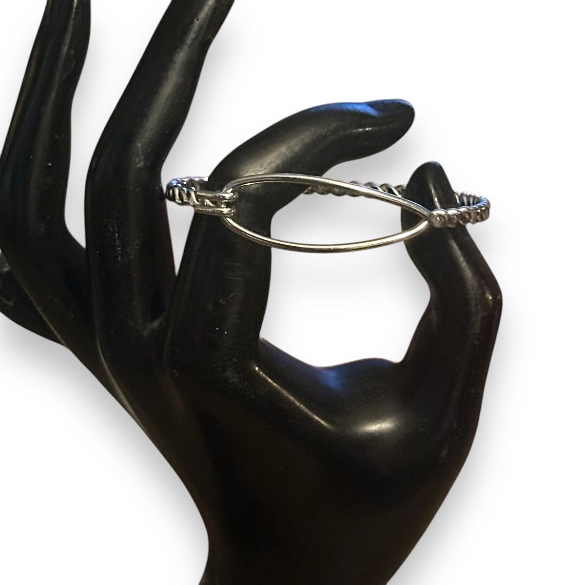 Other Stainless steel hook and eye rope bangle bracelet Size ONE SIZE - 3 Thumbnail