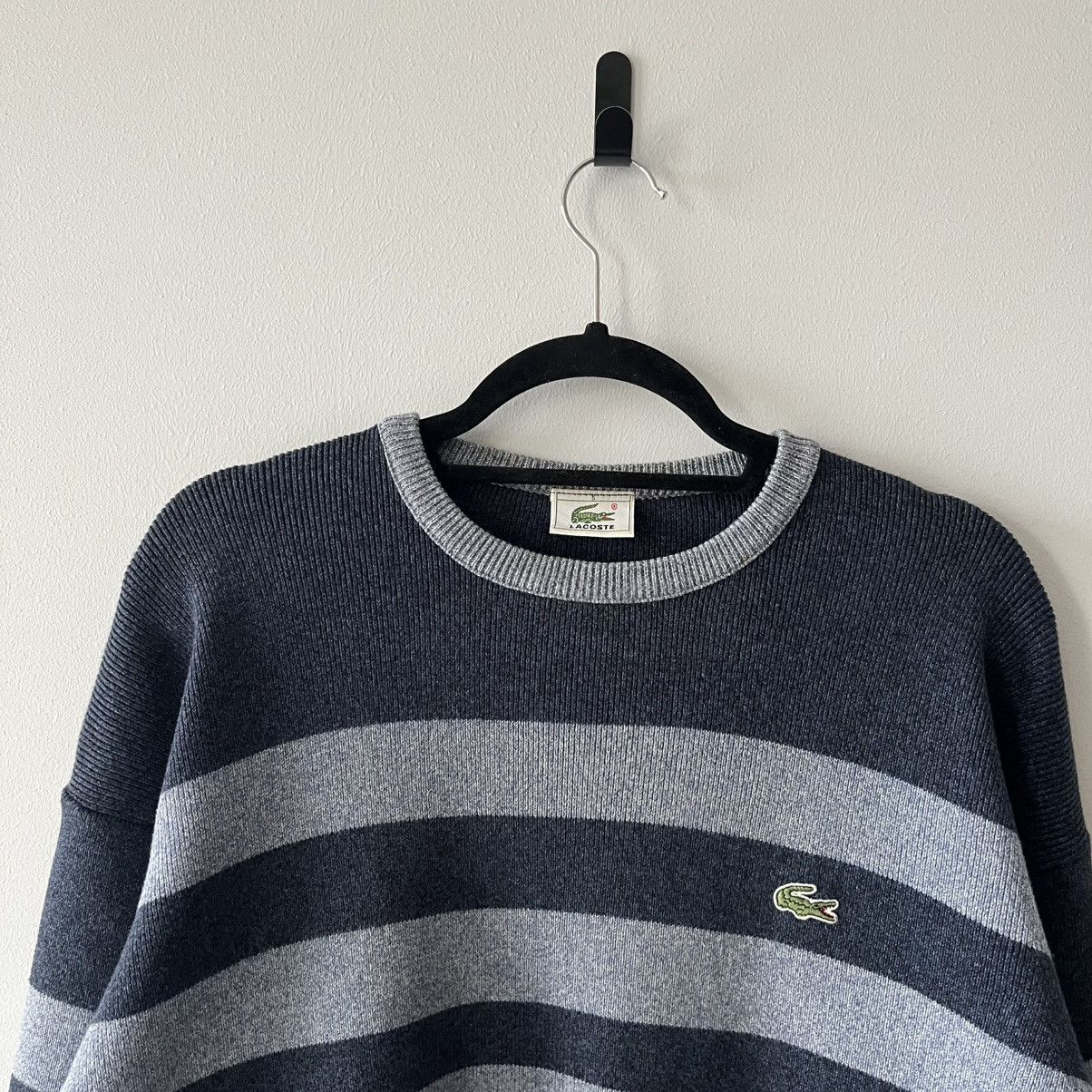 Lacoste Vintage Lacoste Striped Knit Sweater Y2K Preppy Quiet Luxury Size US L / EU 52-54 / 3 - 3 Thumbnail