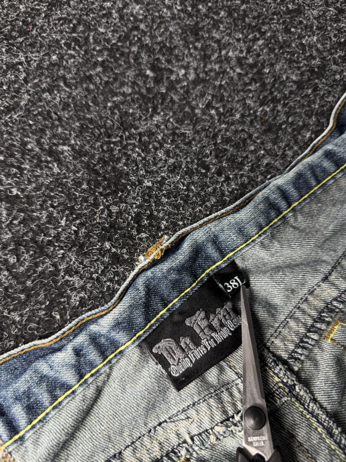 No Fear Vintage 90s No Fear Retro Y2K Baggy Denim pants jeans Size US 37 - 6 Thumbnail
