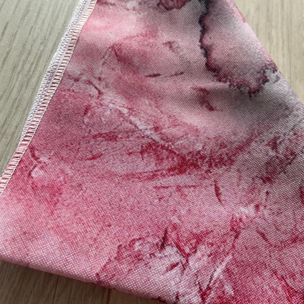 Designer Pink Watercolor Mark Dog Bandana Size ONE SIZE - 2 Thumbnail