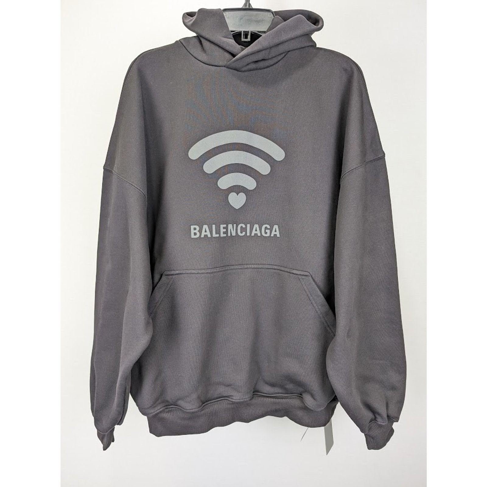 Balenciaga o1rshd1 Q:2 / Large Fit Hoodie in Washed Black Size US L / EU 52-54 / 3 - 2 Thumbnail