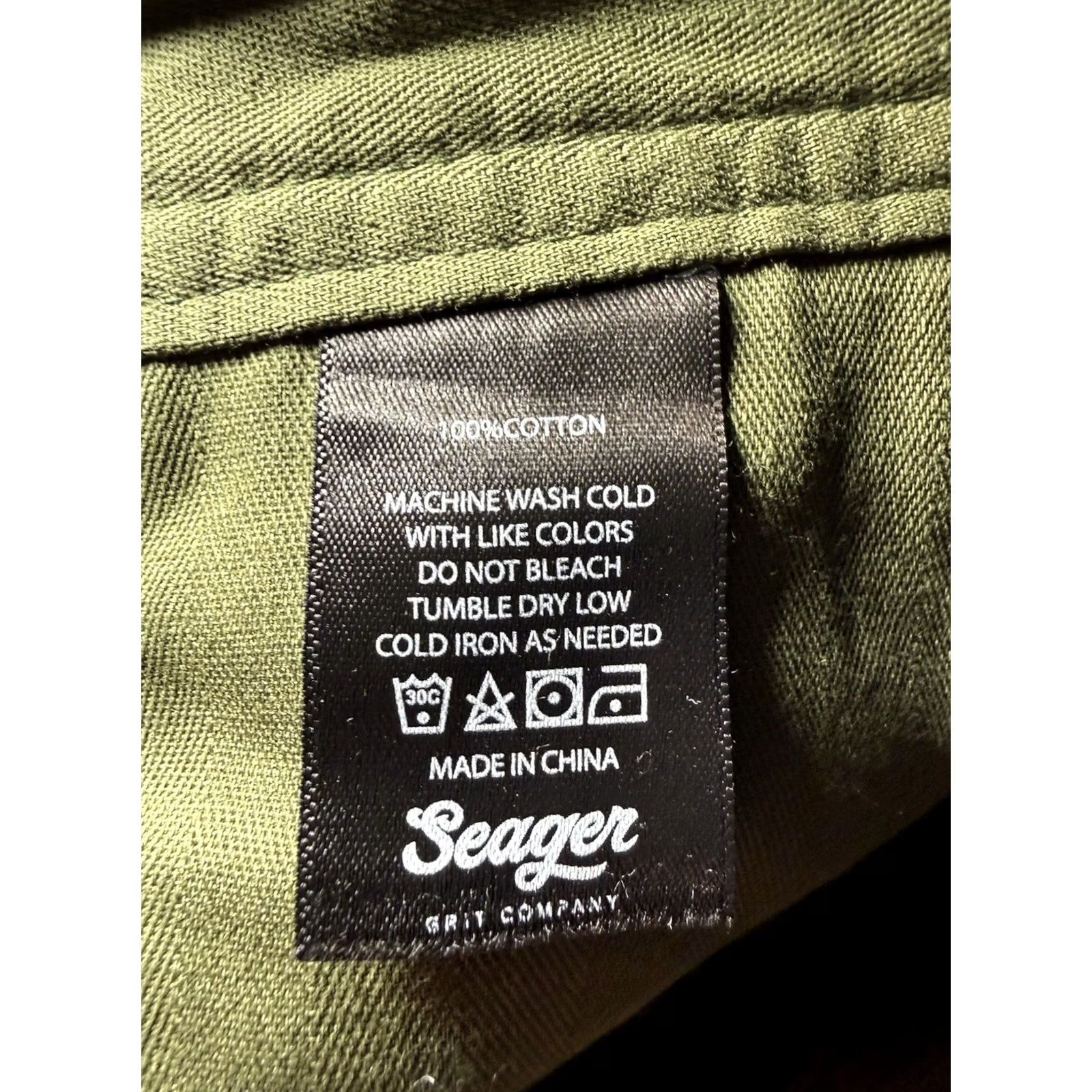 Vintage Seager Bison Pants Relaxed Fit Mens 38x34 Brown Canvas Work Pant Outdoors NICE!! Size US 38 / EU 54 - 7 Thumbnail