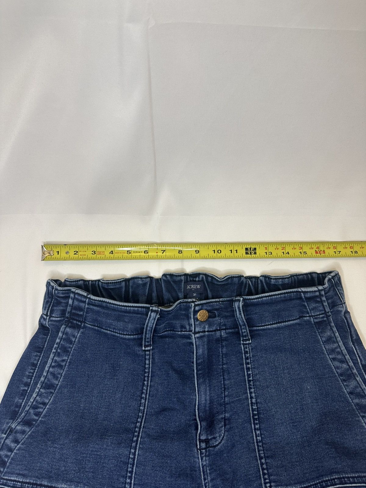 J.Crew J.Crew Women’s Utility Jogger Jean size 31 mid Rise, Denim Size 31" - 3 Thumbnail