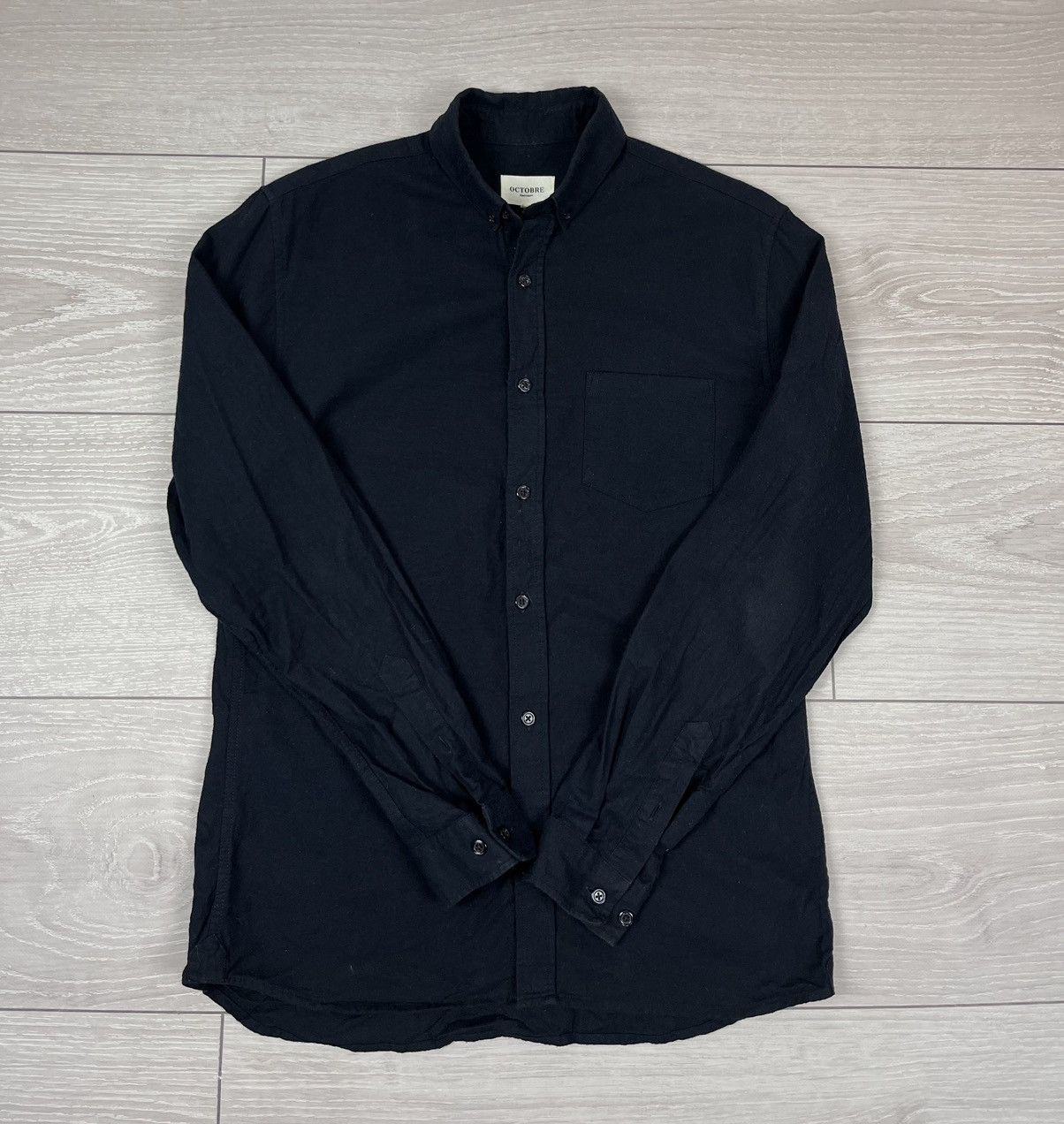 Other Octobre Editions Blue Navy Cotton Button Shirt Size US S / EU 44-46 / 1 - 2 Thumbnail