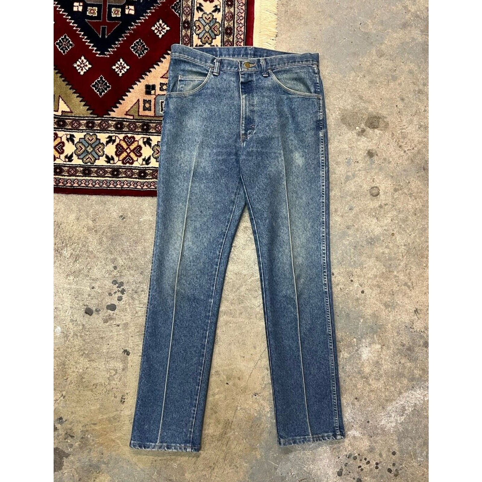 Wrangler Wrangler Hero Jeans Vintage 33 x 32 Men USA 85860SW Pleated Size US 33 - 1 Thumbnail