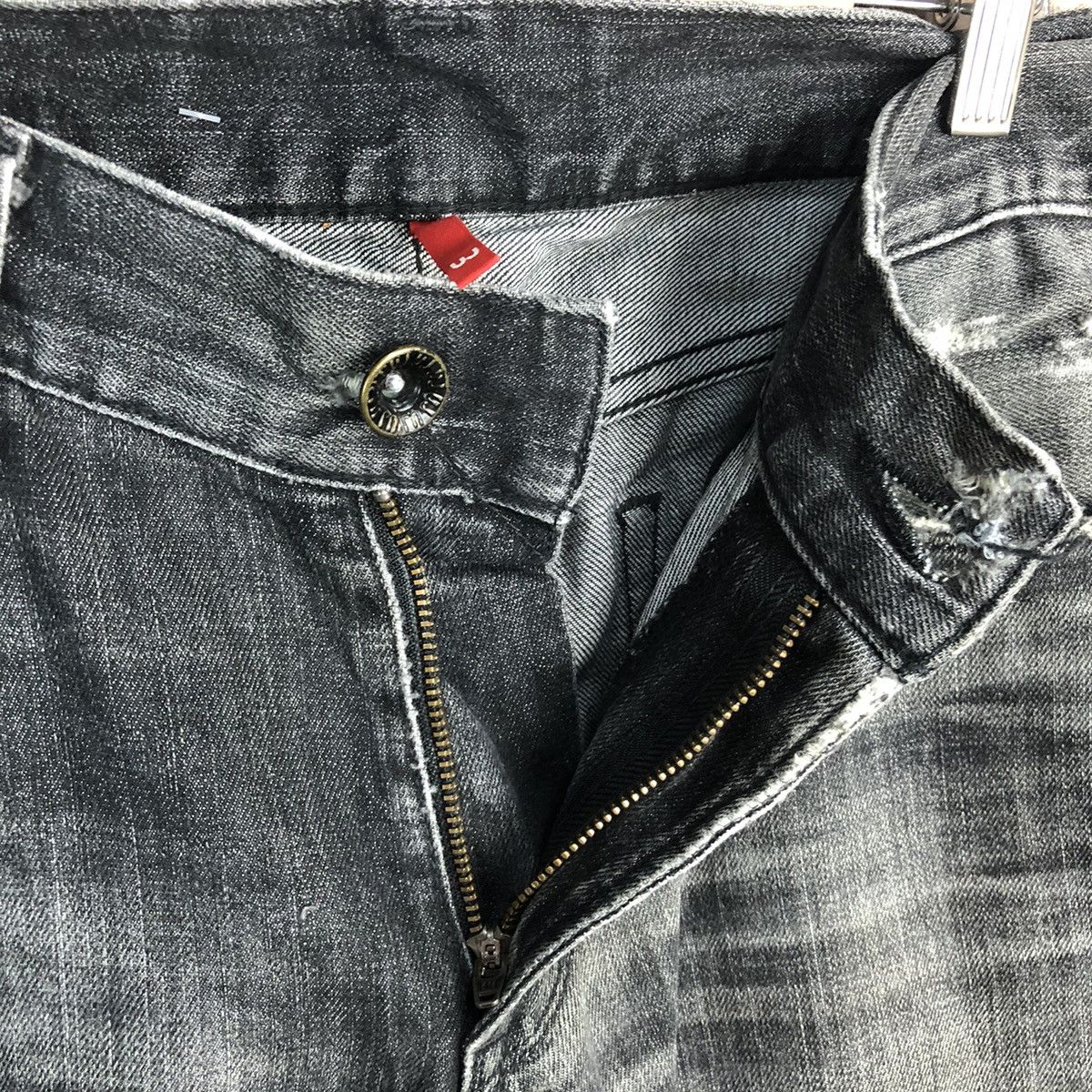 Japanese Brand Uniqlo vintage Jeans faded Black Denim Pants #A131 Size US 32 / EU 48 - 14 Thumbnail
