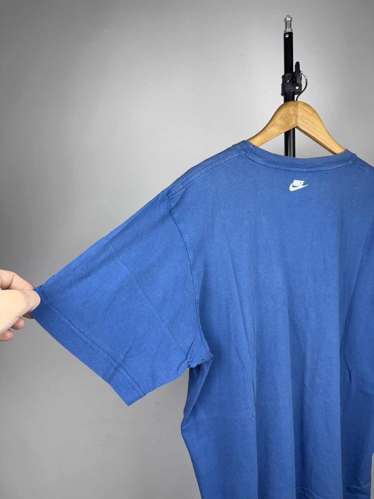 Nike Vintage 00s Y2K Nike Soccer Ball Logo Tee 2000s Turkey Made Size US L / EU 52-54 / 3 - 12 Thumbnail