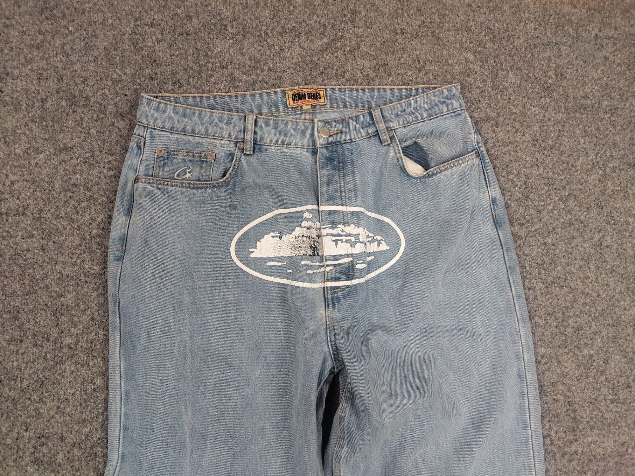 Corteiz Corteiz denim genes Alcatraz Baggy Blue Washed Jeans Size US 36 / EU 52 - 3 Thumbnail