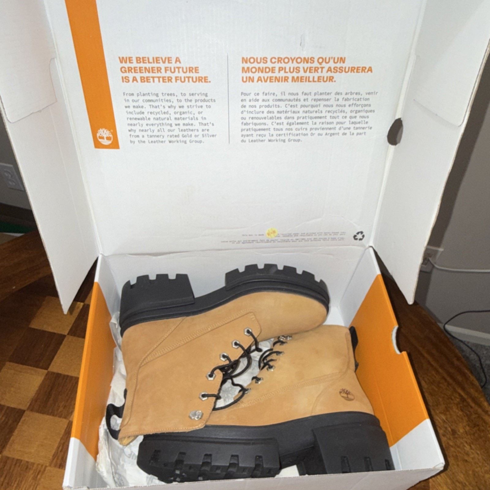 Timberland Timberland Everleigh 6-Inch Lace Up Wheat Nubuck US 9.5W Size US 9.5 / IT 39.5 - 8 Thumbnail