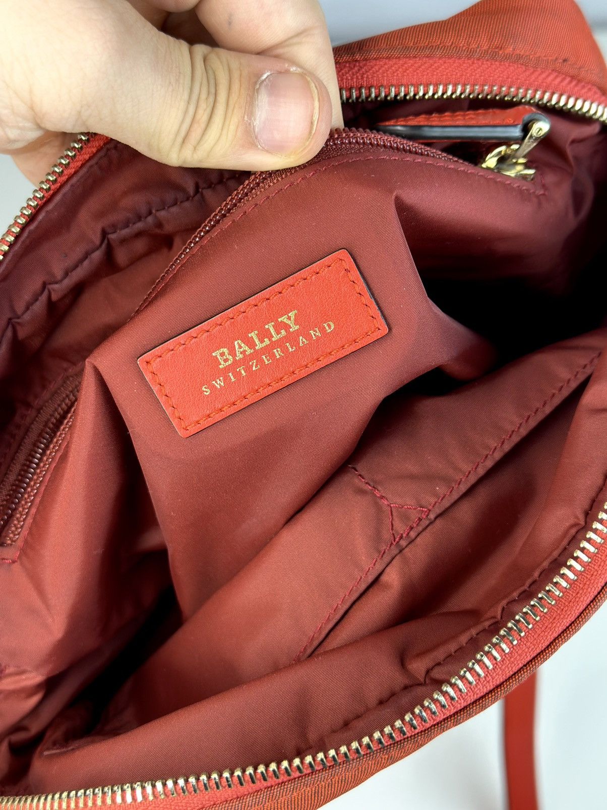 Bally Bally Red Nylon Bag Size ONE SIZE - 16 Thumbnail