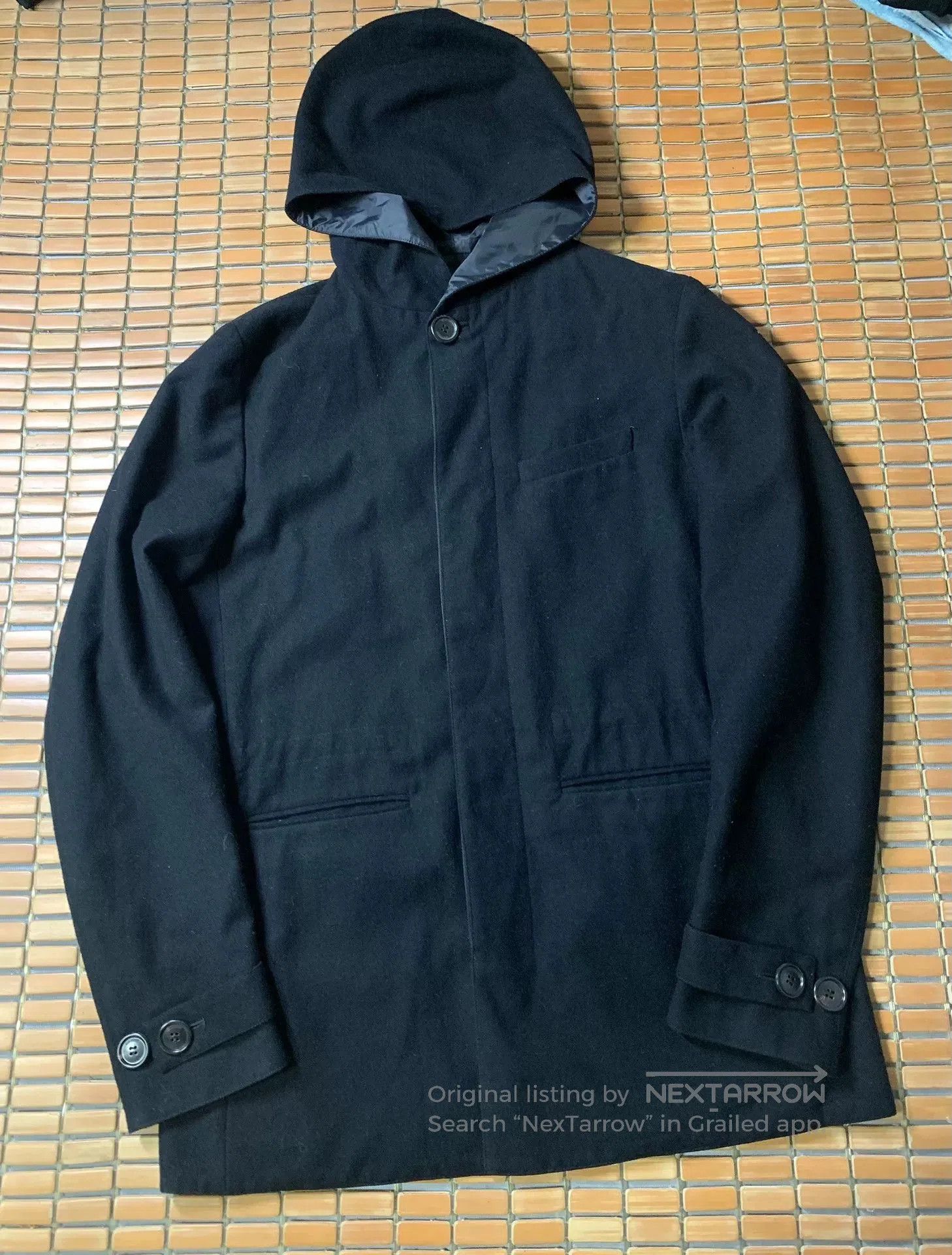 Dior Dior Hooded Wool Coat. Size US S / EU 44-46 / 1 - 1 Thumbnail