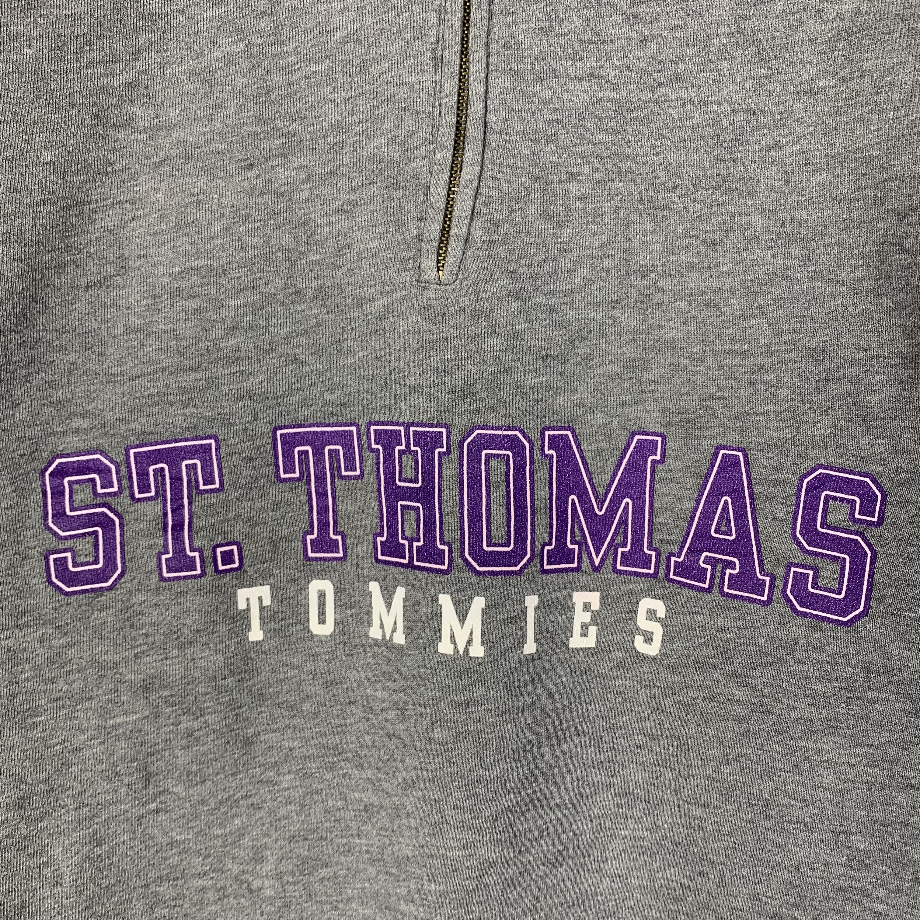 Vintage Vintage University of St.Thomas Half Zip Sweatshirt Crewneck Size US S / EU 44-46 / 1 - 2 Thumbnail