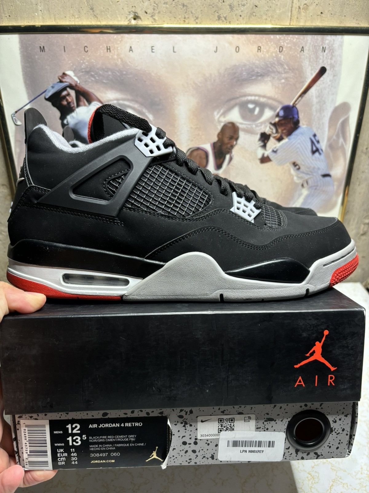 Air Jordan 4 Retro Og 2019 Bred Grailed