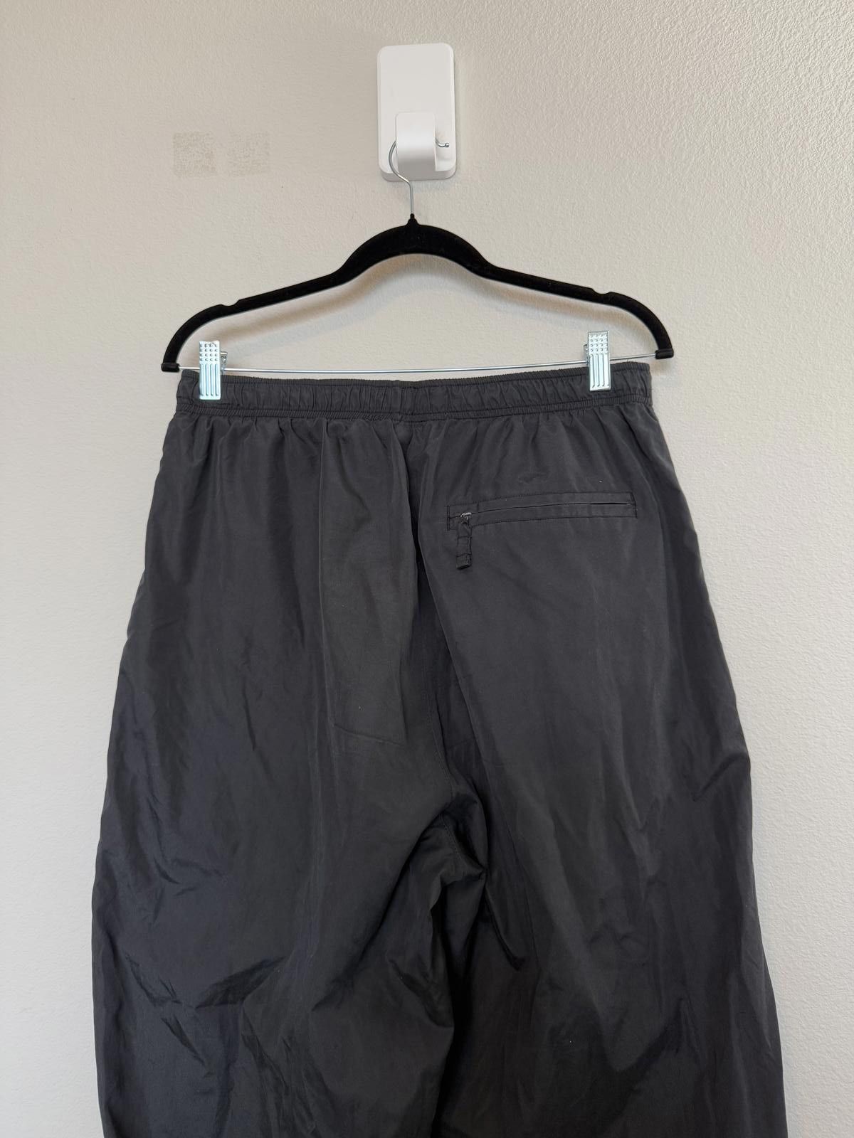 Designer Vintage Perry Ellis America Men's Black Nylon Track Pants Size US 34 / EU 50 - 4 Thumbnail