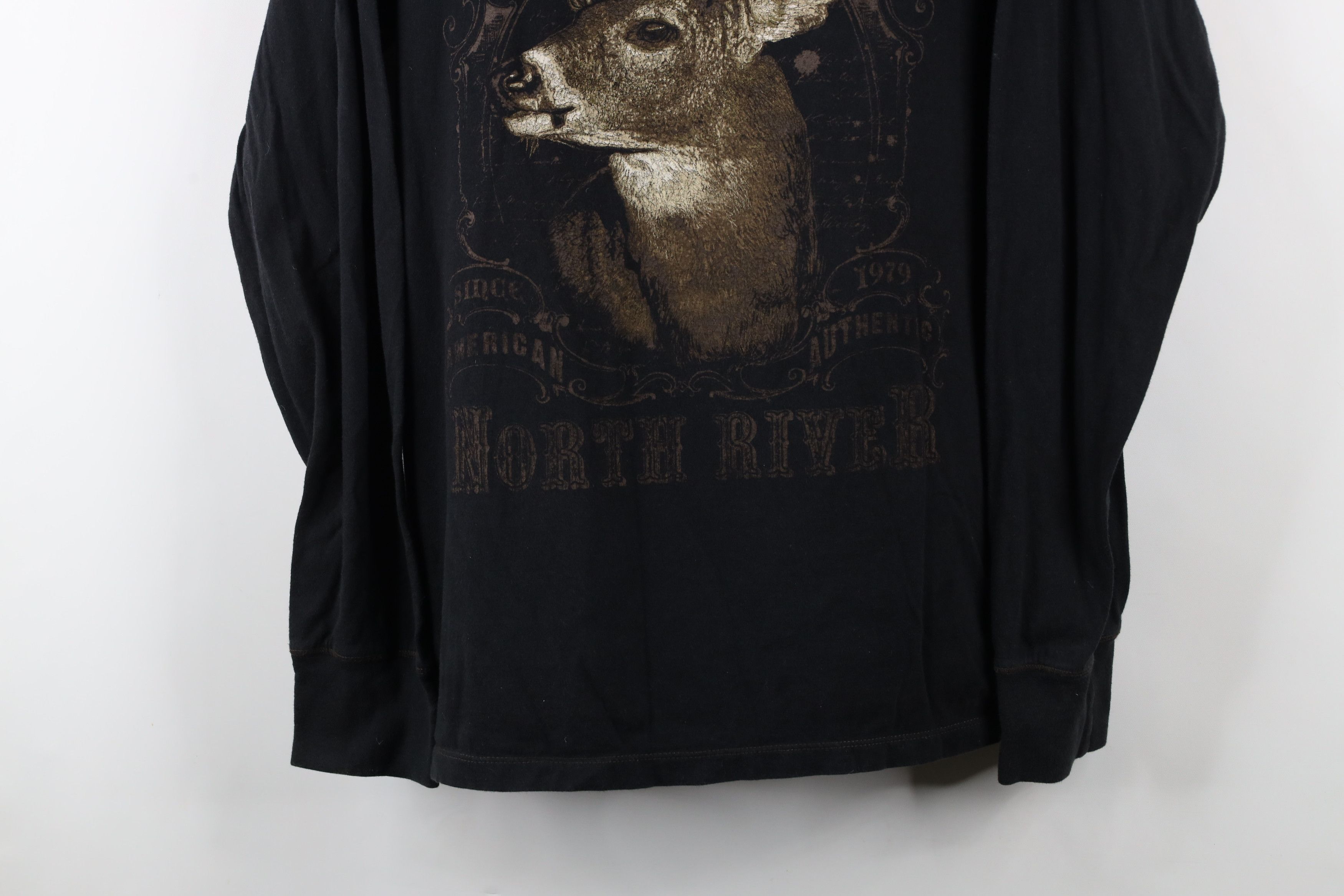 Vintage Vintage Y2K Streetwear Nature Long Sleeve Henley T-Shirt Size US XL / EU 56 / 4 - 3 Thumbnail
