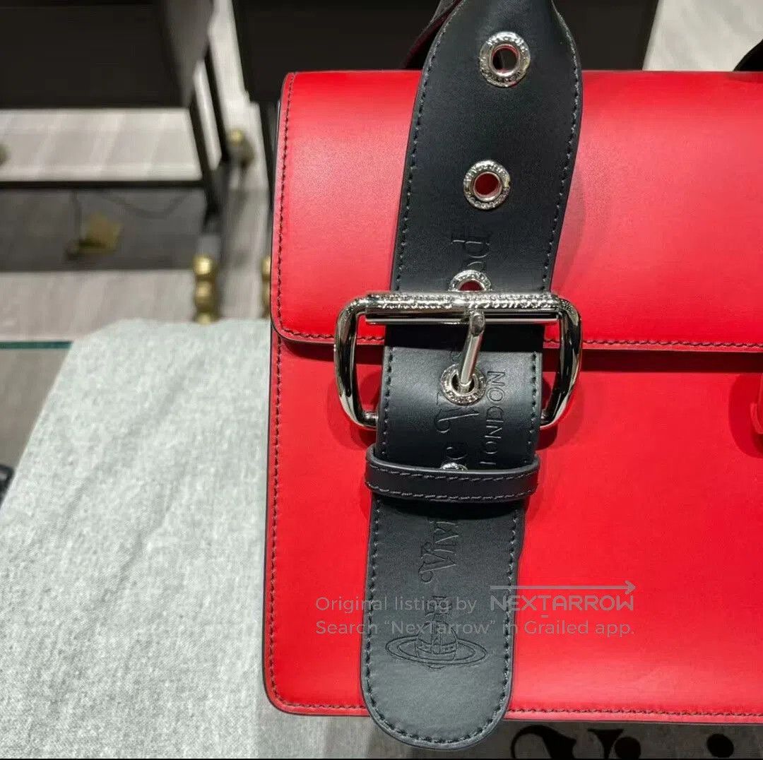Vivienne Westwood vivienne westwood red leather crossbody bag. Size ONE SIZE - 2 Thumbnail