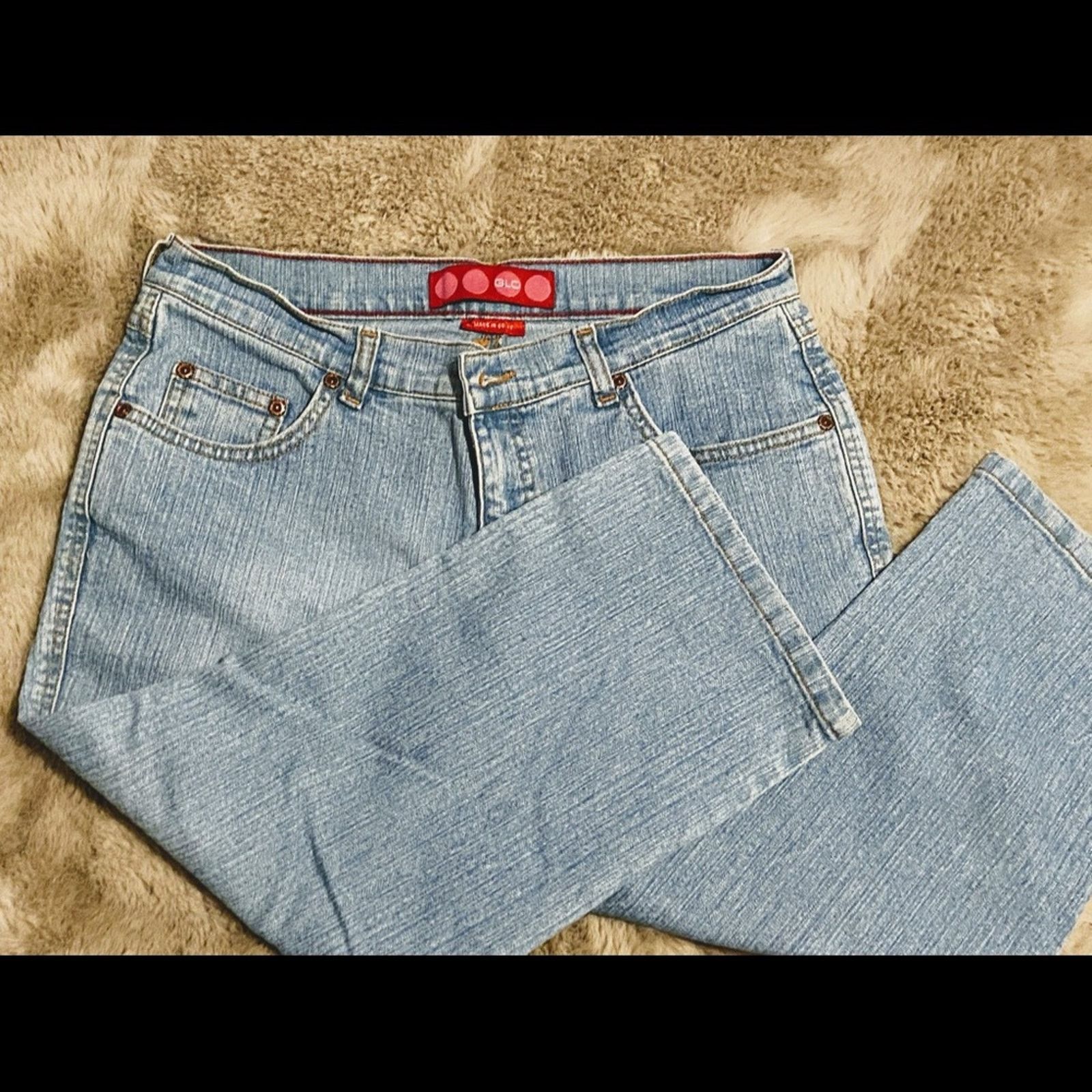 Other Glo Capri Length Jeans Size 9 Juniors Size 32" / US 10 / IT 46 - 1 Thumbnail