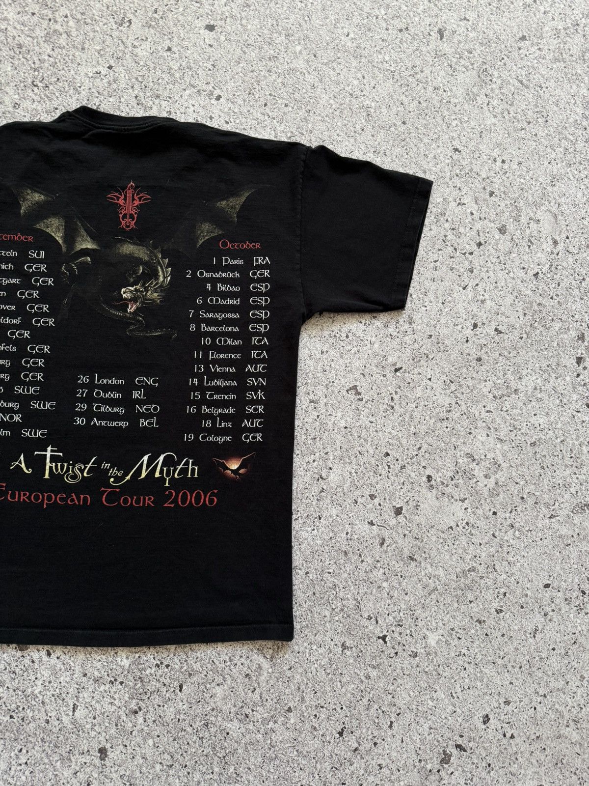 Band Tees × Vintage Vintage Blind Guardian A Twist In The Myth Tour 2006 T-Shirt Size US L / EU 52-54 / 3 - 8 Thumbnail
