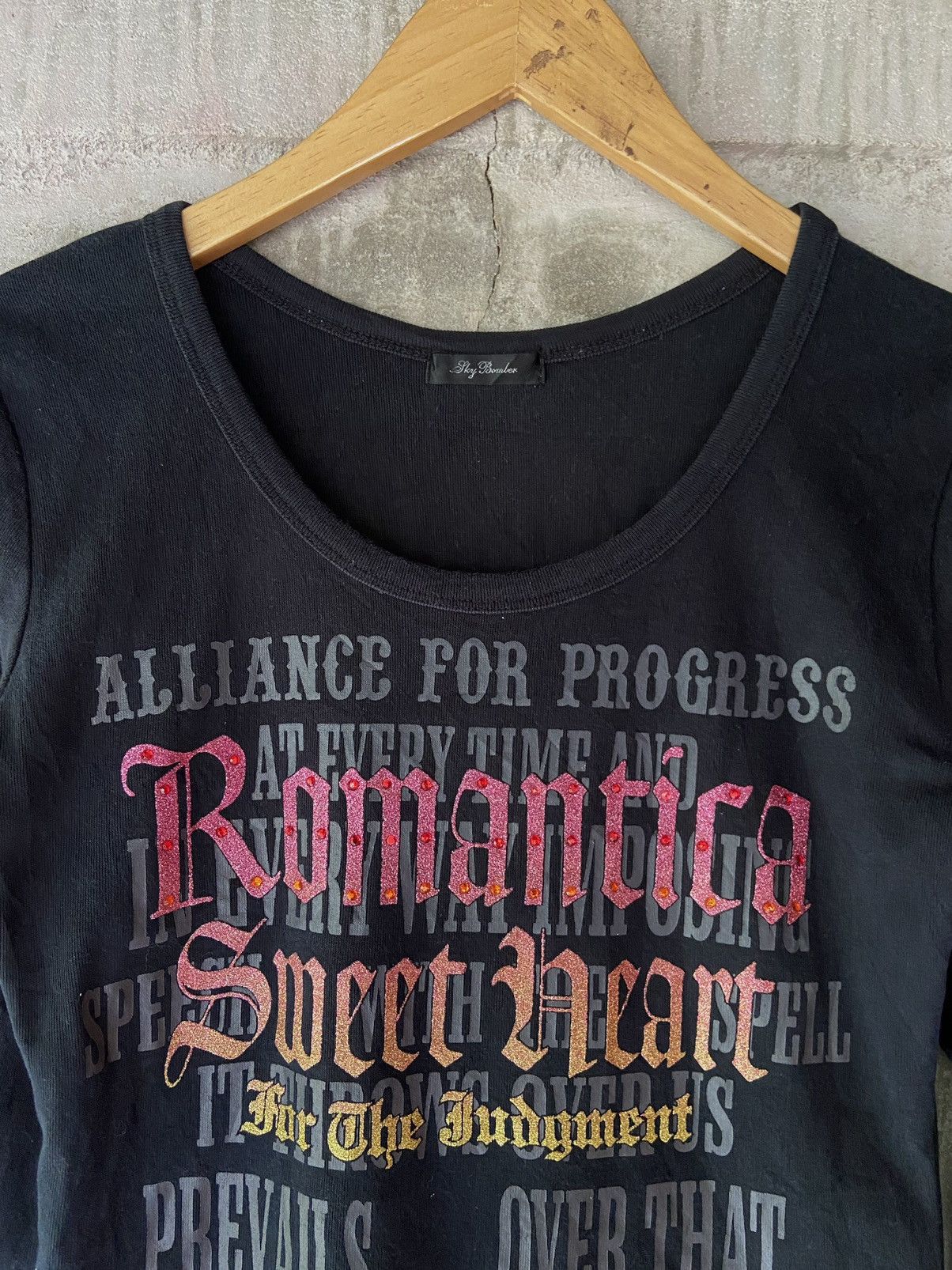 Hysteric Glamour ROMANTICA SWEET HEART FOR THE JUDGMENT LONG SLEEVE Size US S / EU 44-46 / 1 - 4 Thumbnail