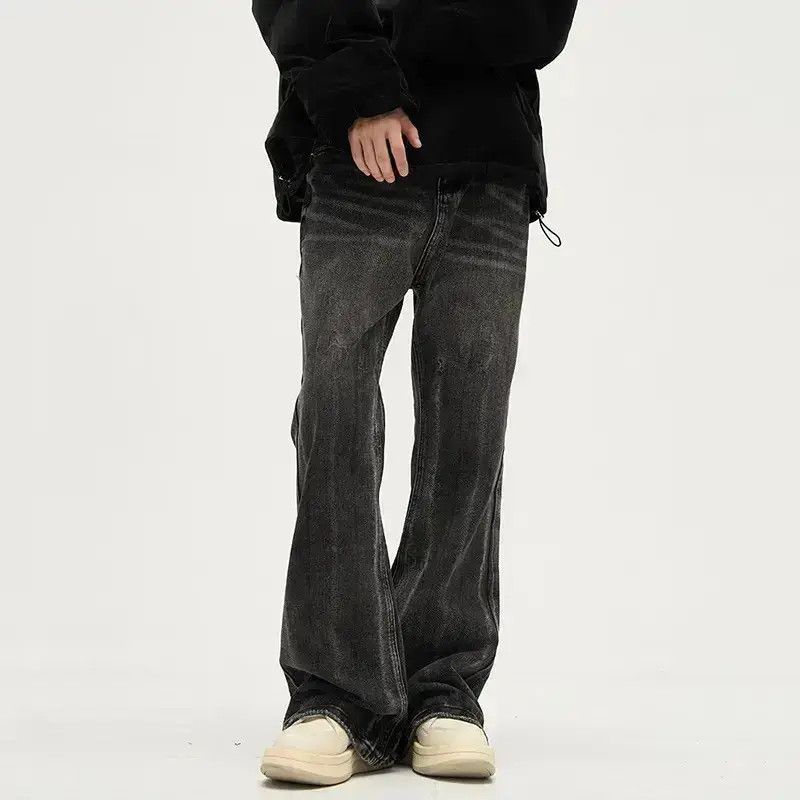 Japanese Brand Baggy streetwear y2k flared ripped jeans pants wide leg Size US 32 / EU 48 - 1 Thumbnail