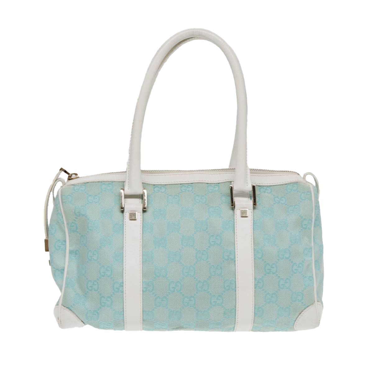 Gucci Gg Canvas Blue Canvas Handbag (Pre-Owned) Size ONE SIZE - 1 Thumbnail