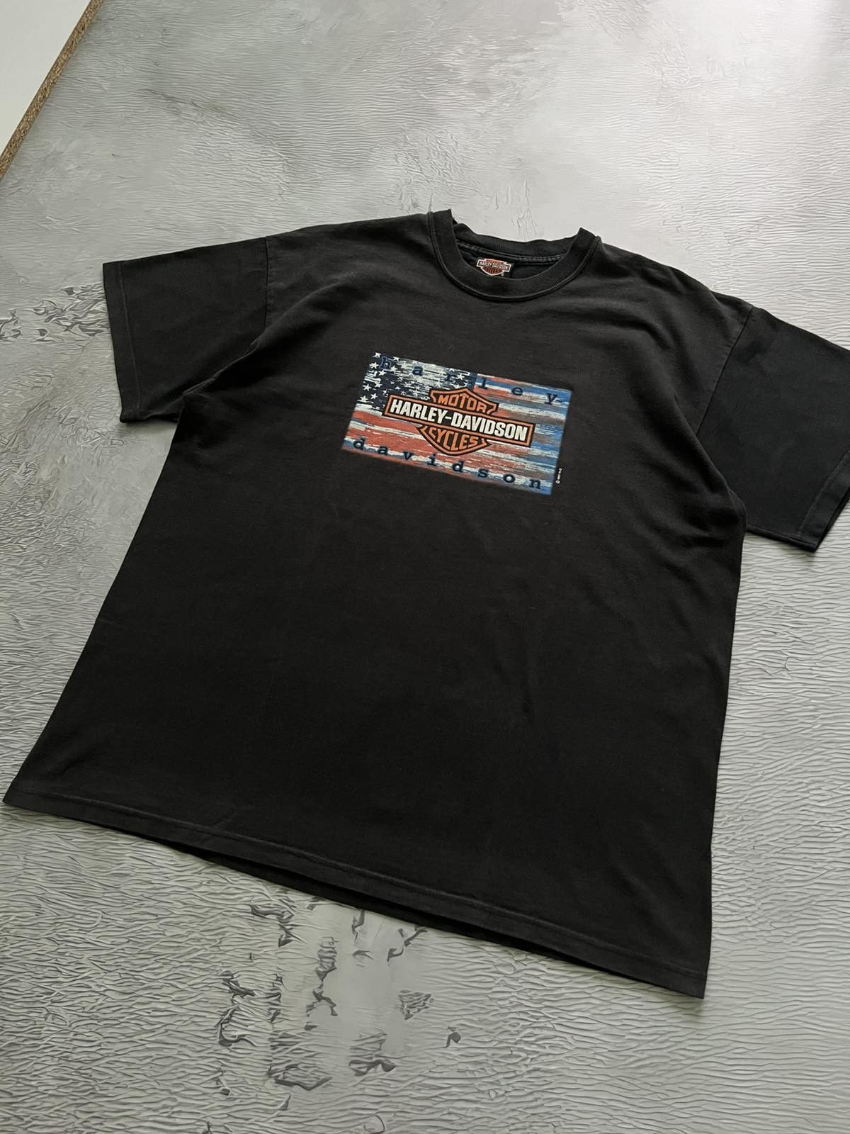 Harley Davidson Harley Davidson USA Motorcycle 1997 Tee Made in U.K Merch Size US XL / EU 56 / 4 - 2 Thumbnail