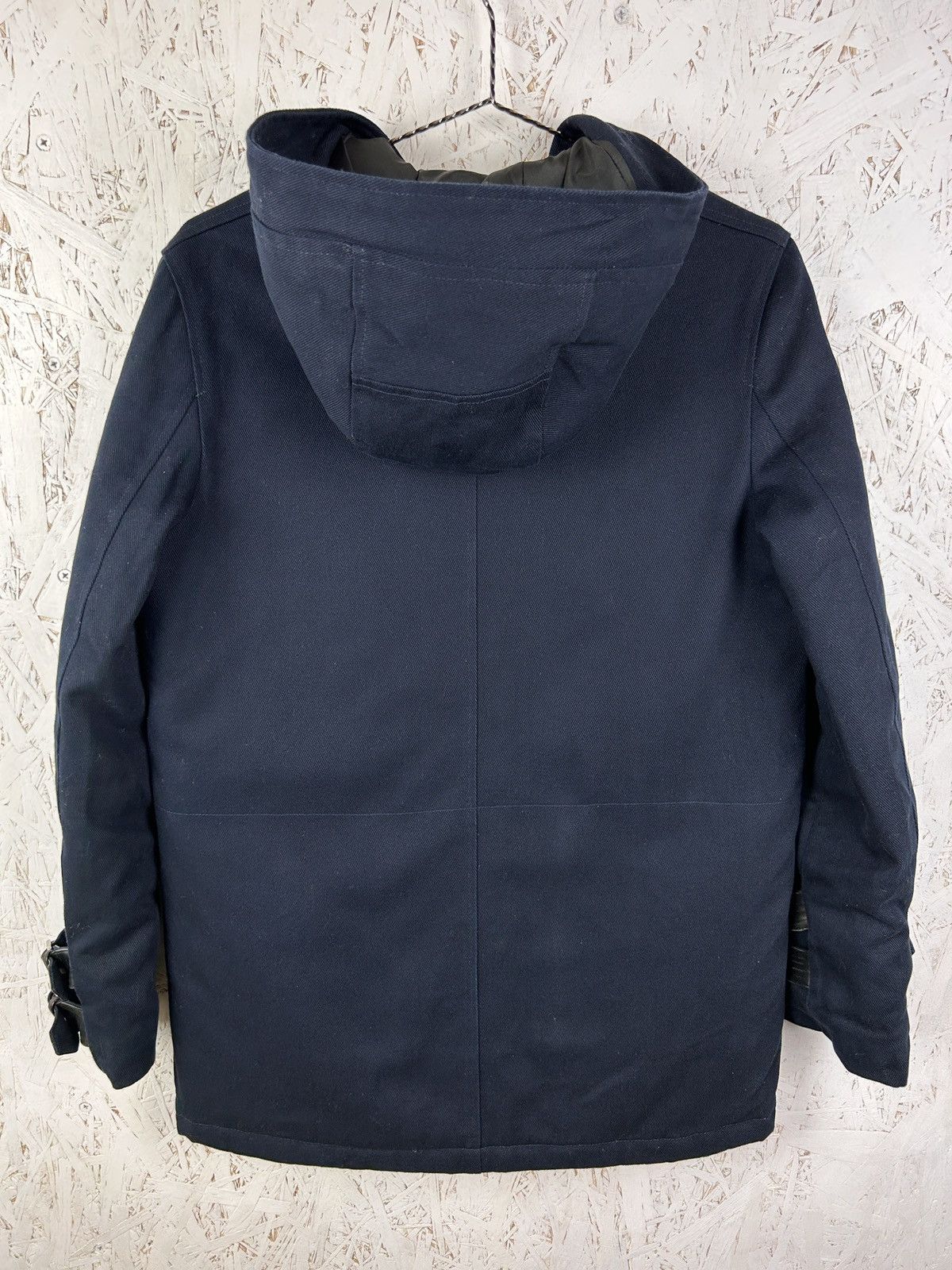 The Kooples The Kooples Leather Parts Womens Parka Jacket In Blue Size M / US 6-8 / IT 42-44 - 6 Thumbnail