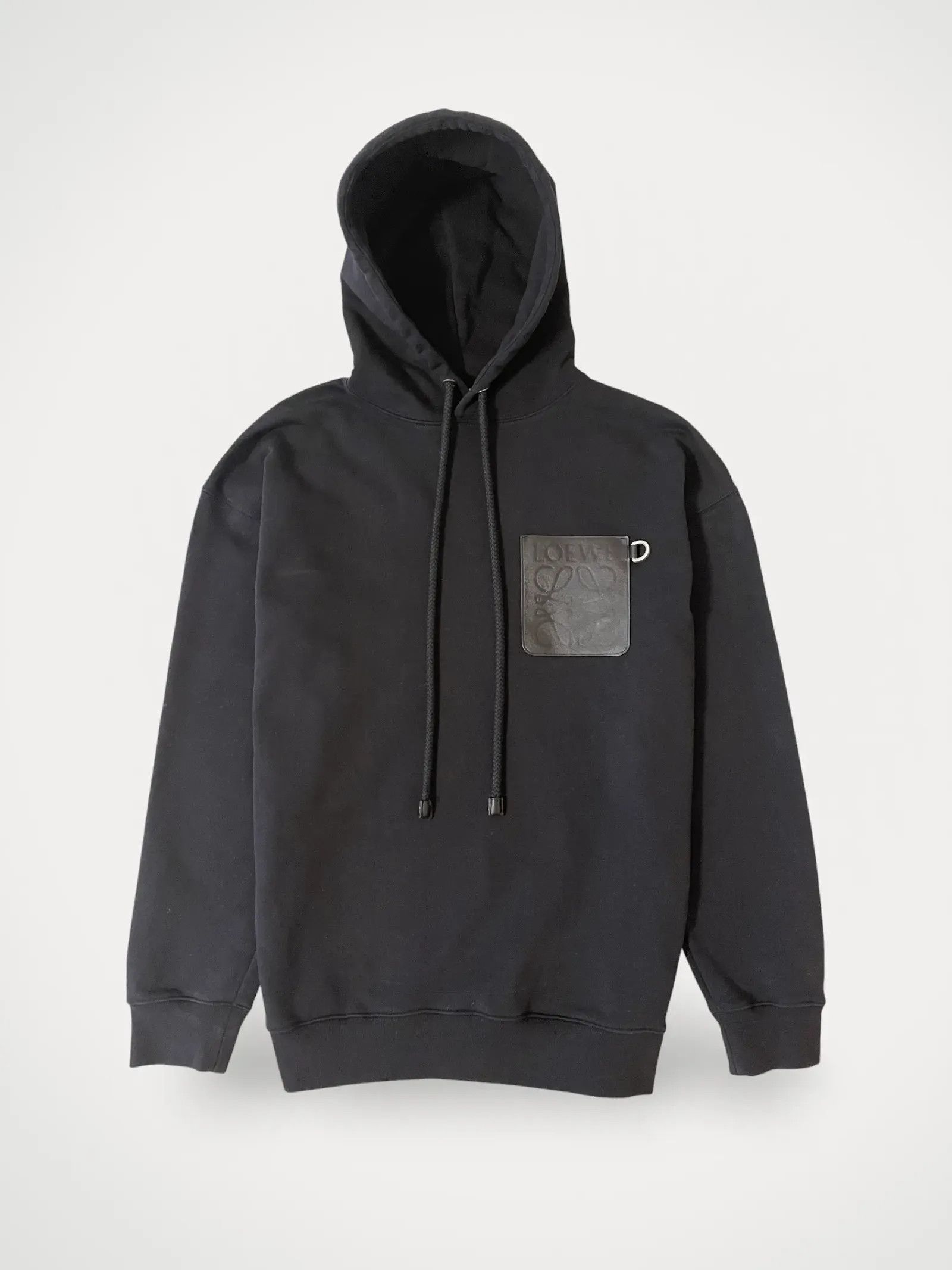 Loewe Loewe Logo leather patch hoodie Hoodie Size US M / EU 48-50 / 2 - 1 Thumbnail