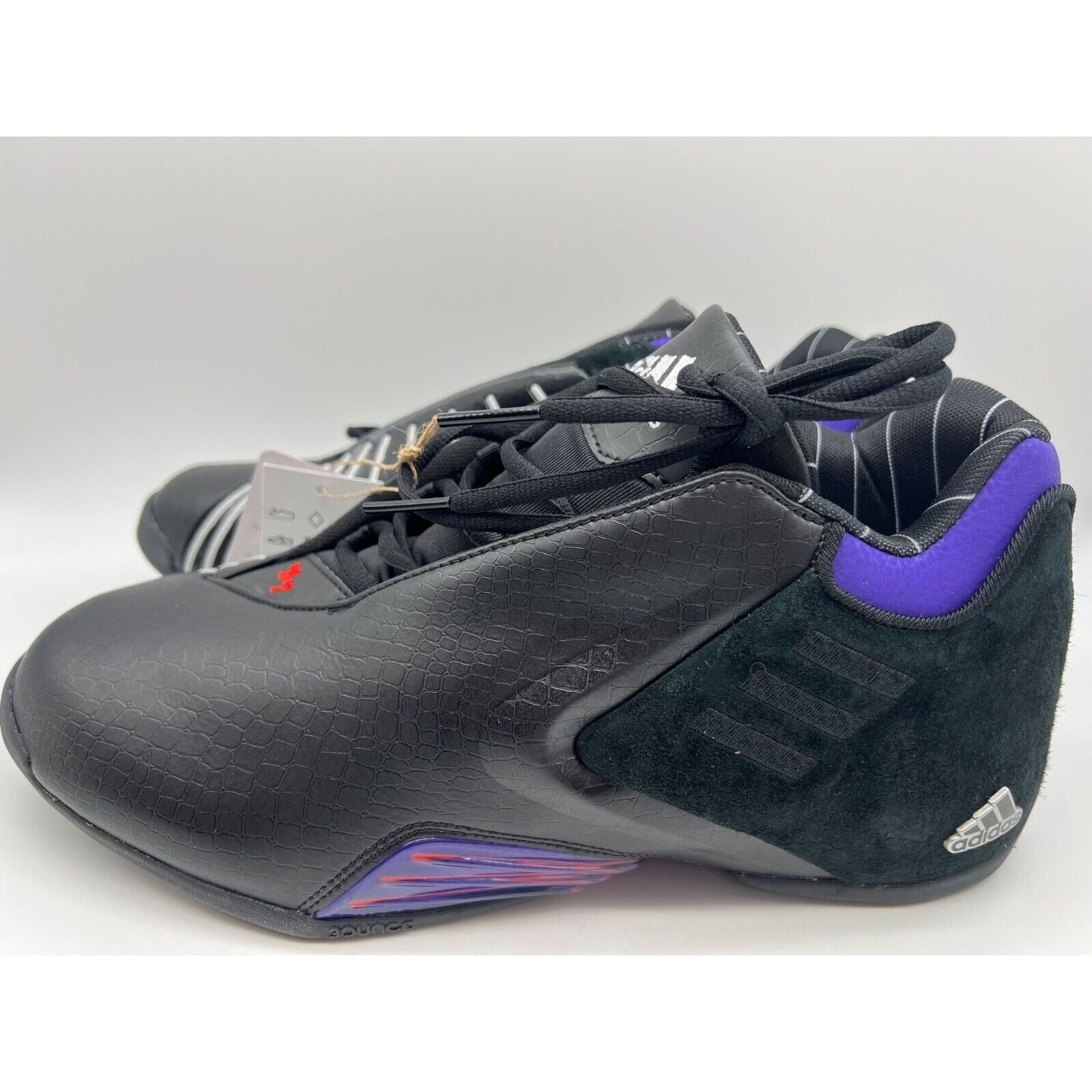 Adidas Adidas TMAC 3 Restomod Raptors Black Purple Men Size 10.5 Size US 10.5 / EU 43-44 - 2 Thumbnail
