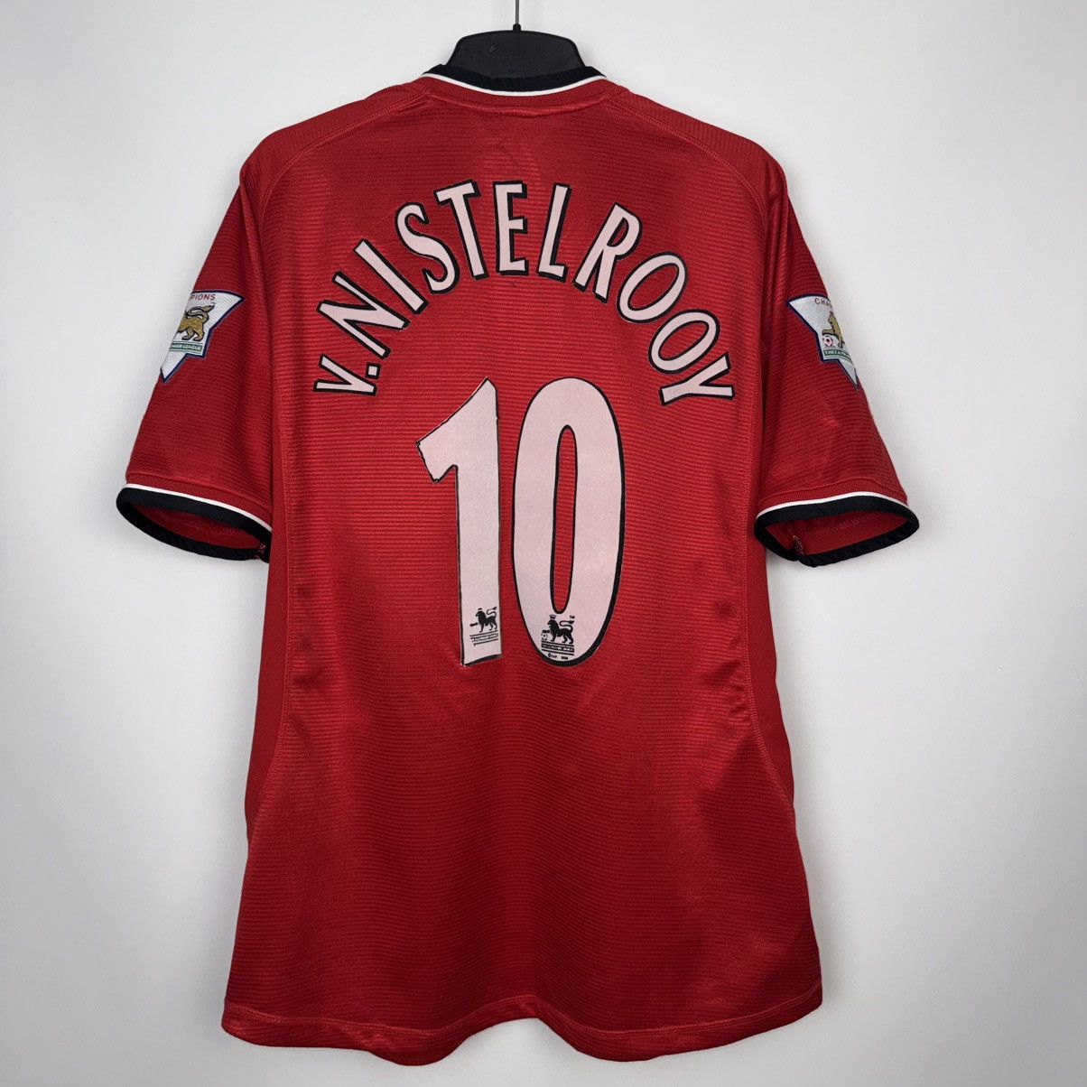 Umbro MANCHESTER UNITED 2000 2001 FOOTBALL SHIRT # 10 V.NISTELROOY Size US XL / EU 56 / 4 - 1 Thumbnail