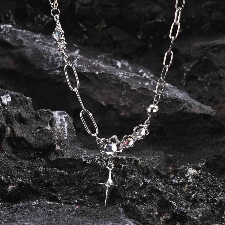 Jewelry × Vintage Hiphop Moonstone Necklaces Size ONE SIZE - 6 Thumbnail