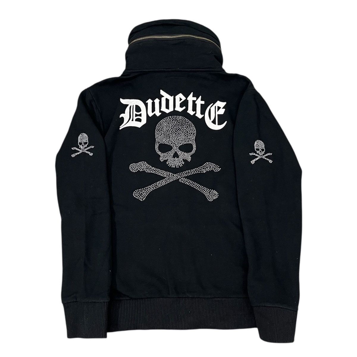 Japanese Brand ☠️ Andre Malraur Homme Gothic ZipHoodie Skull Swarovski Size US M / EU 48-50 / 2 - 6 Thumbnail