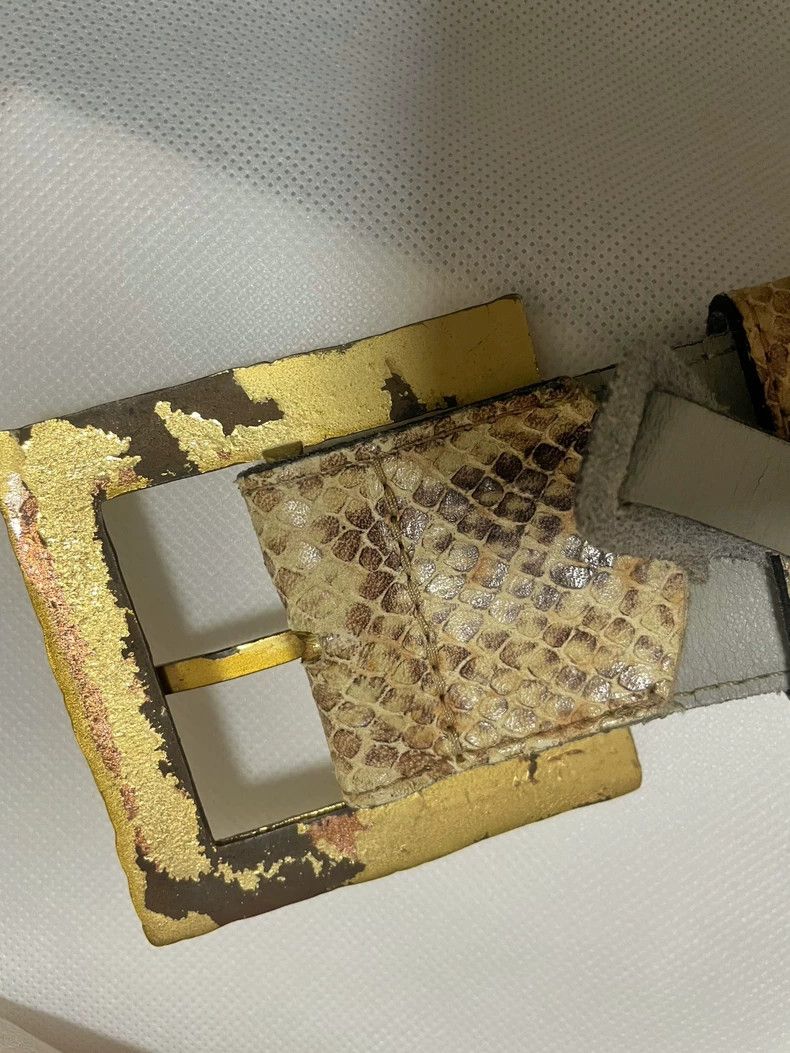 Vivienne Westwood Vivienne Westwood Snake Print Belt Rare Model Size ONE SIZE - 3 Thumbnail